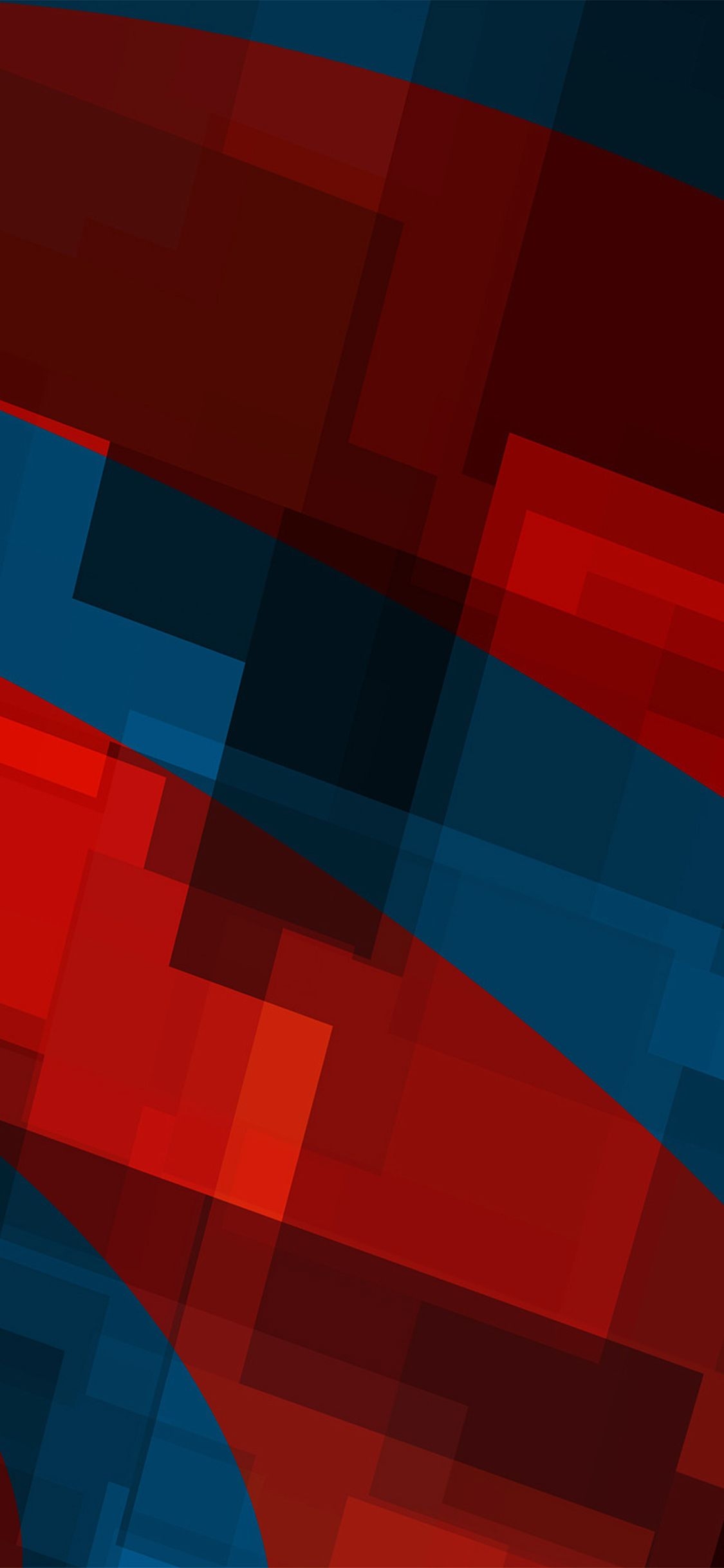 1130x2440 iPhone X wallpaper. art red blue block angle abstract pattern, Phone