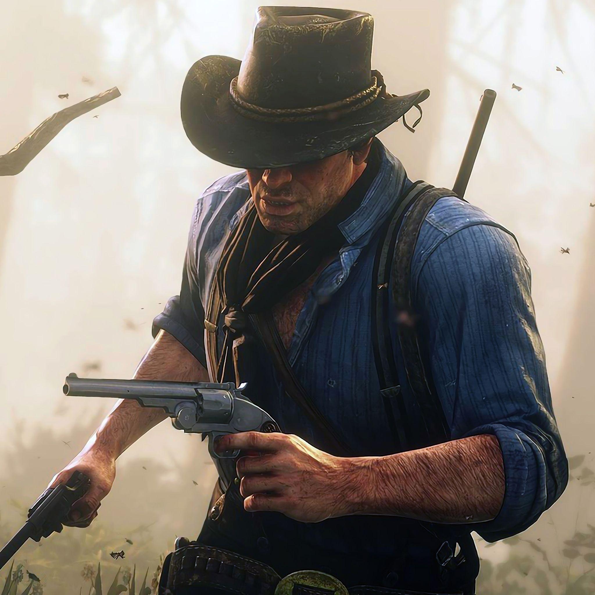 2050x2050 Arthur Morgan Red Dead Redemption 2 iPad Air HD 4k, Phone