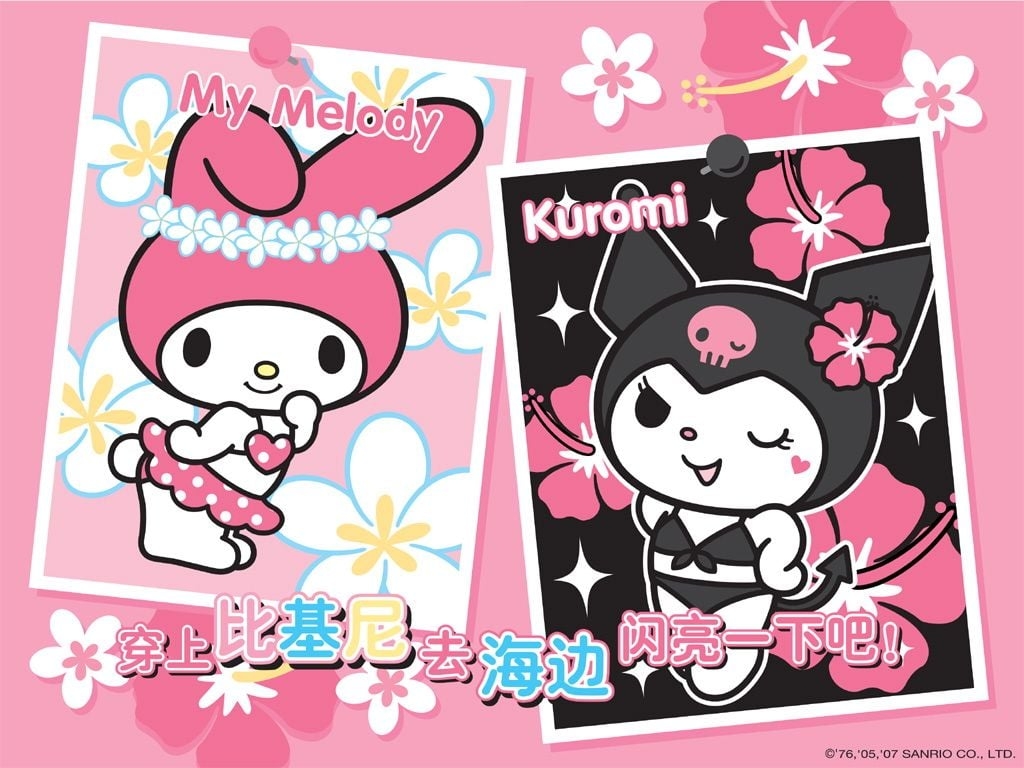 1030x770 My Melody & Kuromi Melody Wallpaper Kuromi, Desktop