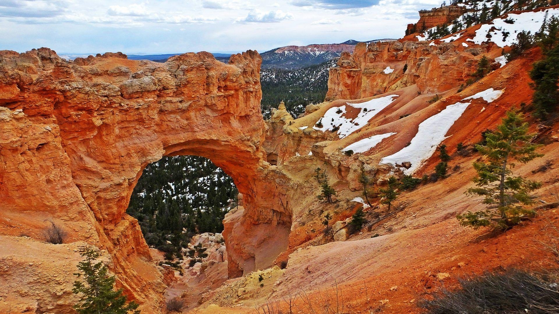 1920x1080 Nature Stone Bridge Bryce Canyon National Park Utah United States, Desktop