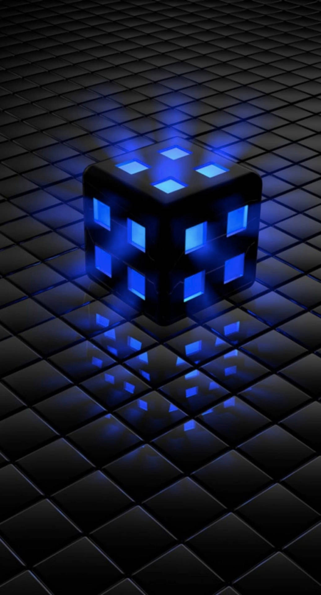 1040x1920 Dark Blue Dice Cool iPhone 6s Wallpaper, Phone