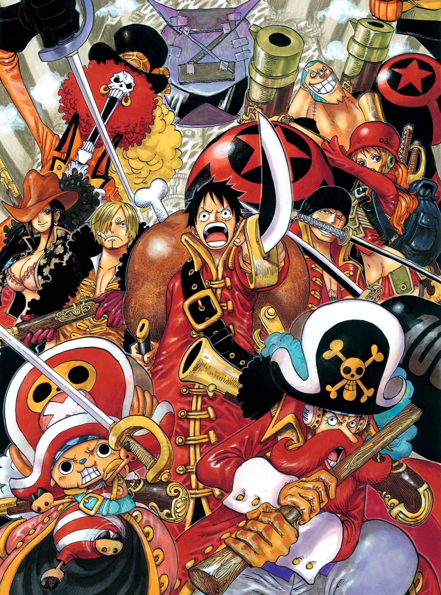 1540x2080 Straw Hat Pirates PIECE Anime Image Board, Phone