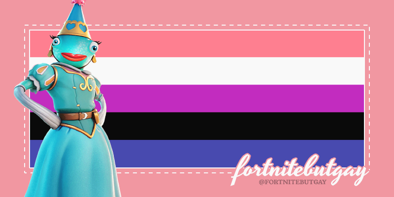 800x400 Princess Felicity Fish Fortnite wallpaper, Dual Screen