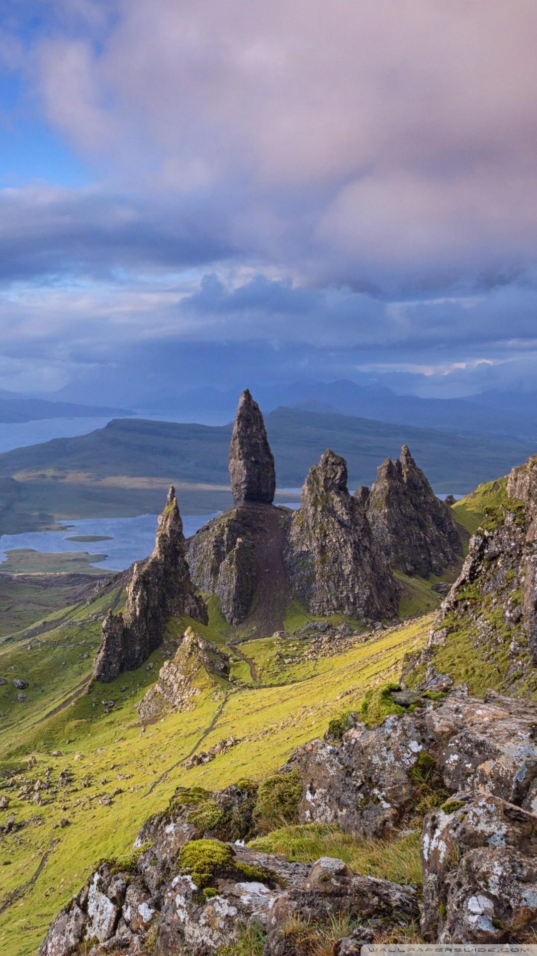 1080x1920 Free Old Man of Storr, Isle of Skye, Scotland phone wallpaper, Phone