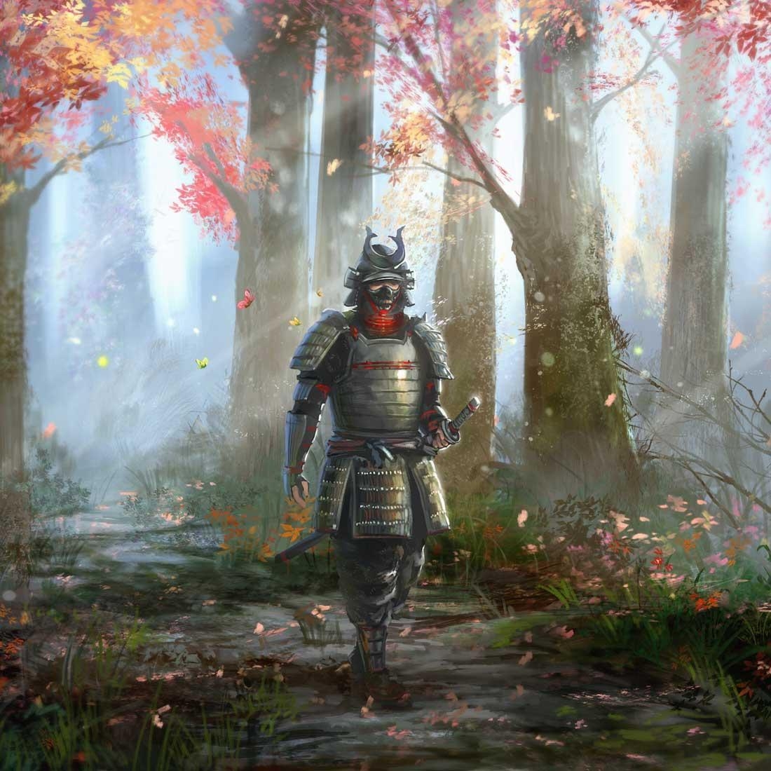 1100x1100 4K Samurai Live Wallpaper for Android, Phone