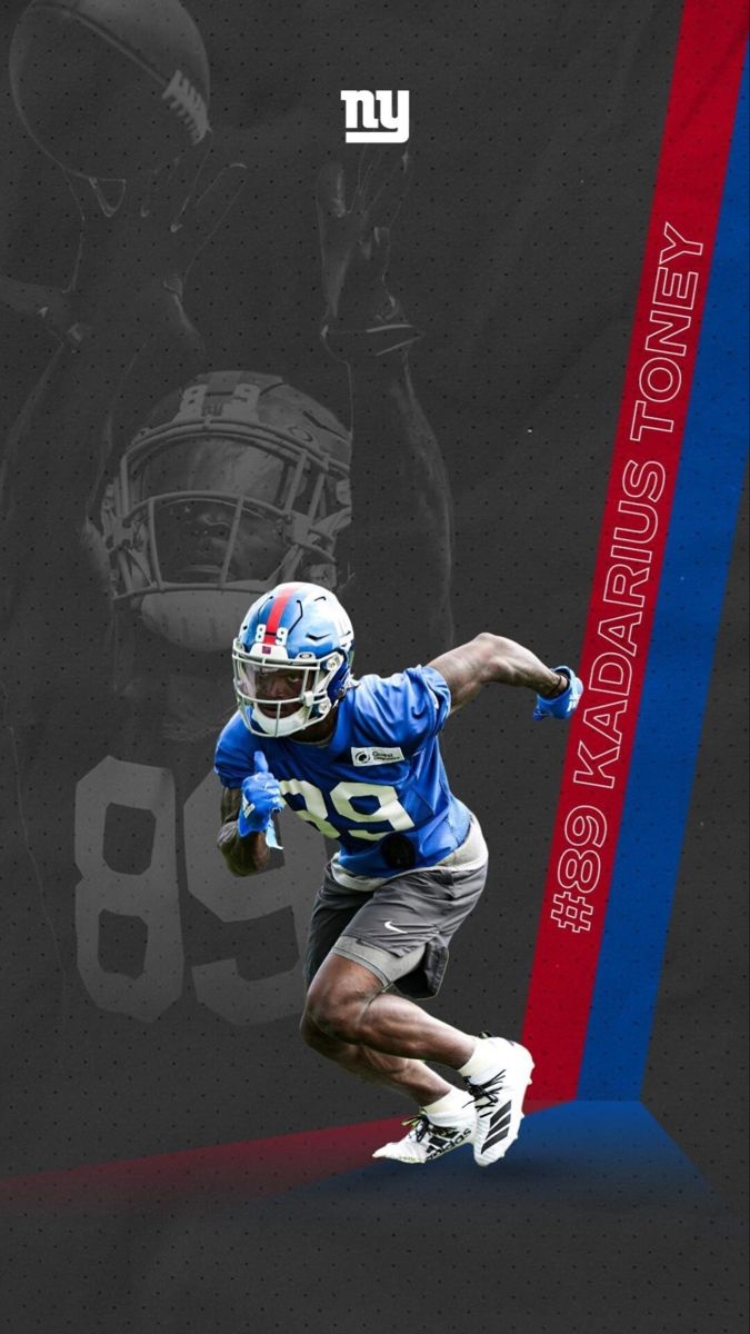 680x1200 Kadarius Toney. NY Giants. Ny giants football, Giants football, New york giants football, Phone