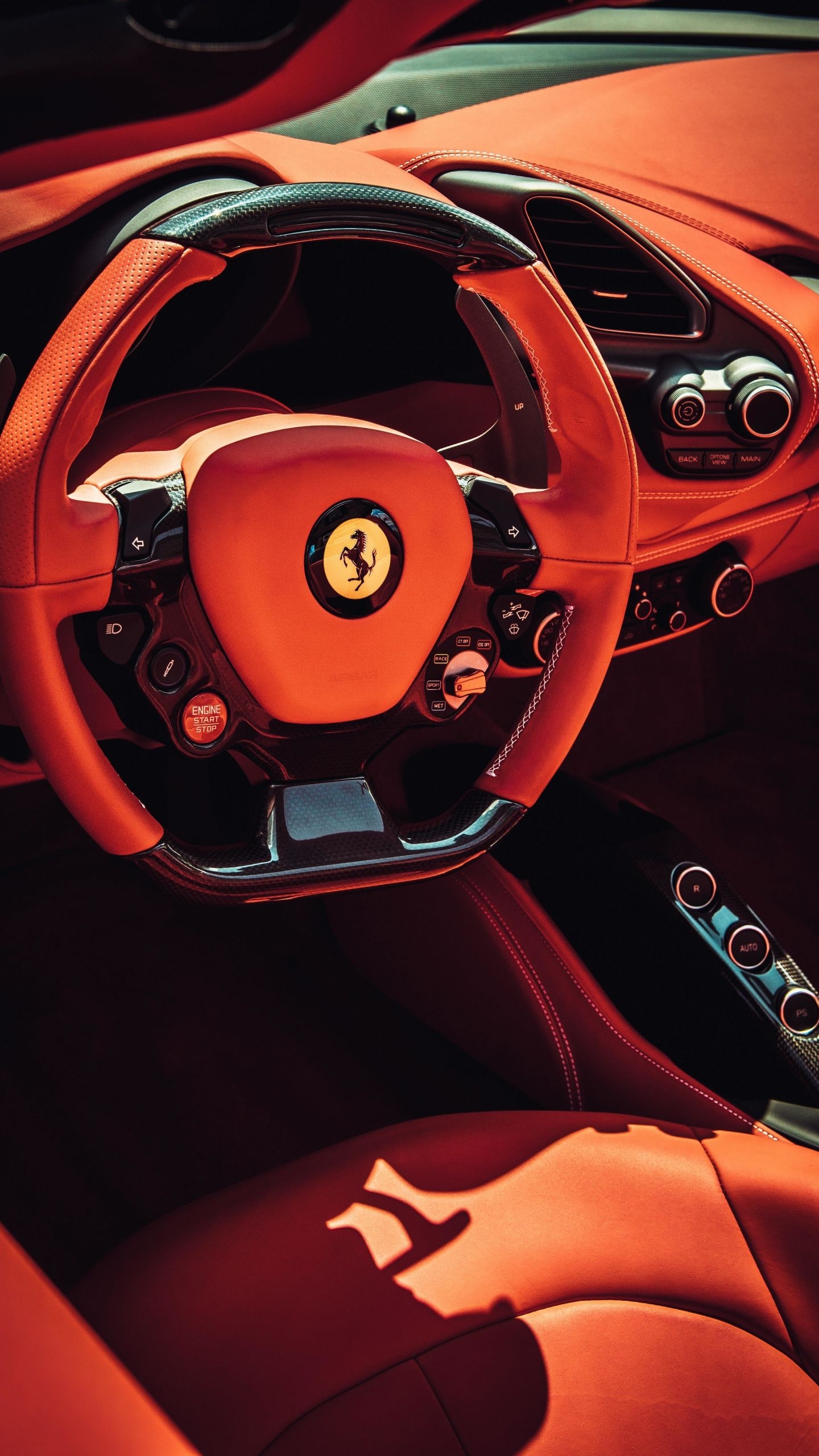 1440x2560 Download  wallpaper ferrari car, steering, interior, qhd samsung galaxy s s edge, note, lg g  HD image, background, 22134, Phone