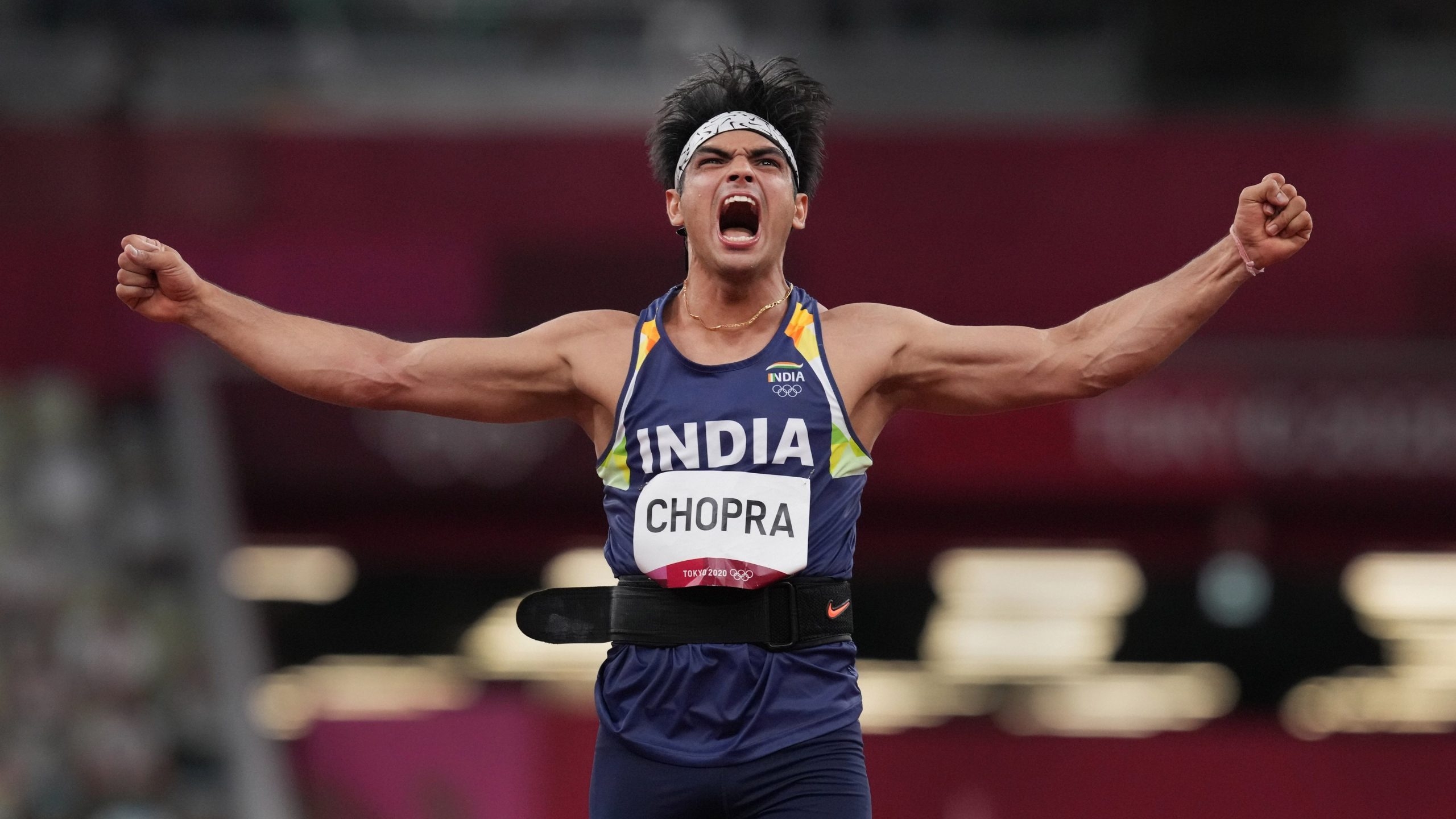 2560x1440 Neeraj Chopra bags gold for India at Tokyo Olympics by winning javelin throw event, Desktop