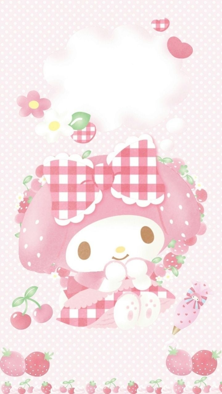 720x1280 image about My Melody Wallpaper. See more about my melody, sanrio and wallpaper, Phone