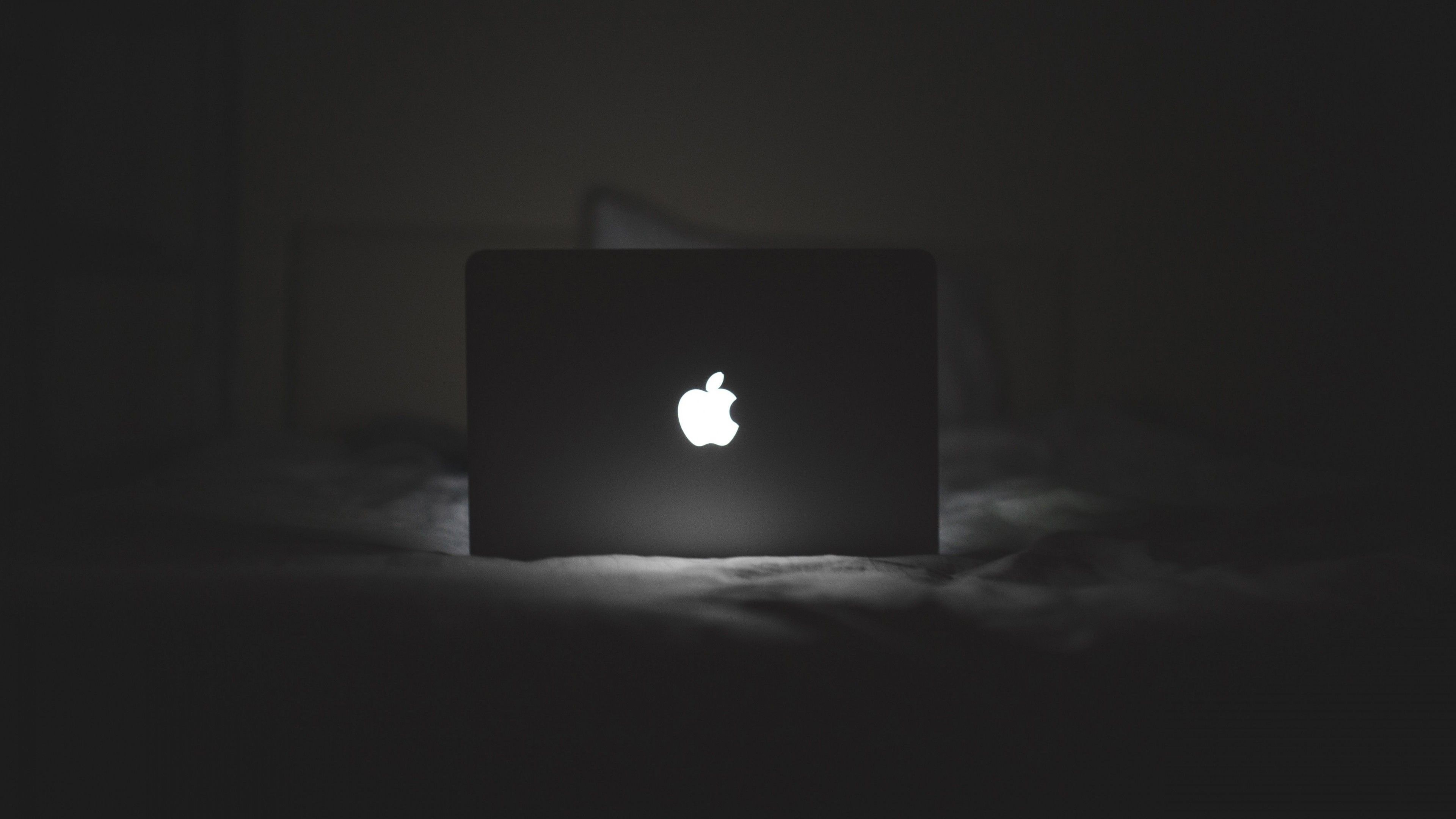 3840x2160 Apple Laptop During Nighttime HD MacBook Wallpaper, Desktop