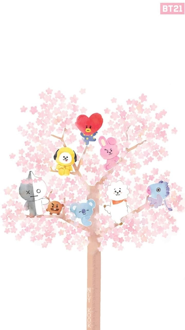 720x1280 BT21 WALLPAPER shared, Phone