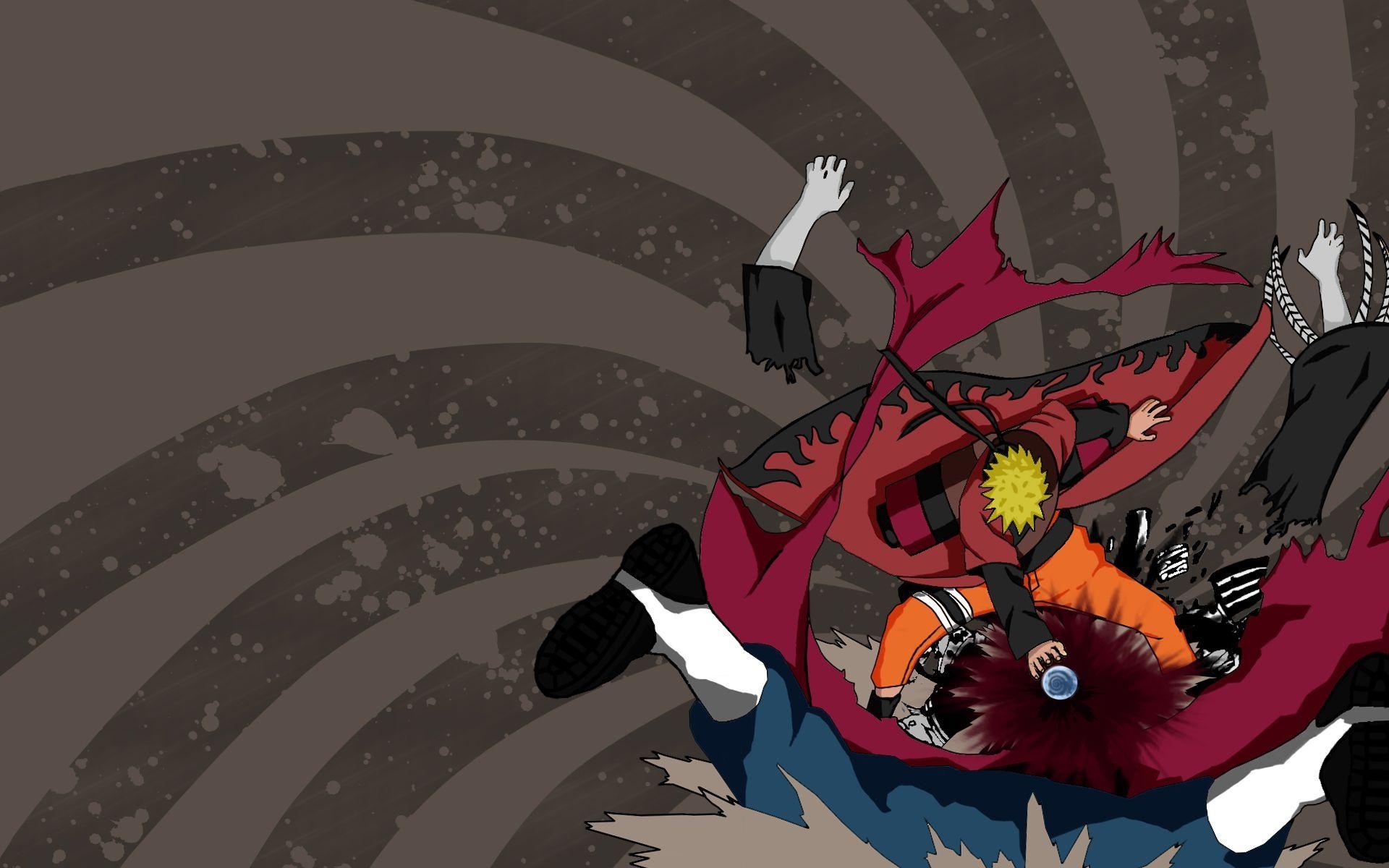 1920x1200 Naruto Shippuden Naruto Sage Mode Rasengan vs Pain Akatsuki, Desktop