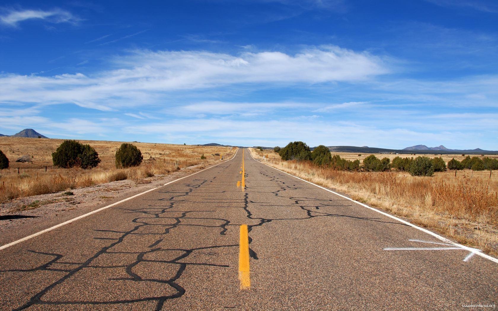 1680x1050 Route 66 Open Road Wallpaper, Desktop