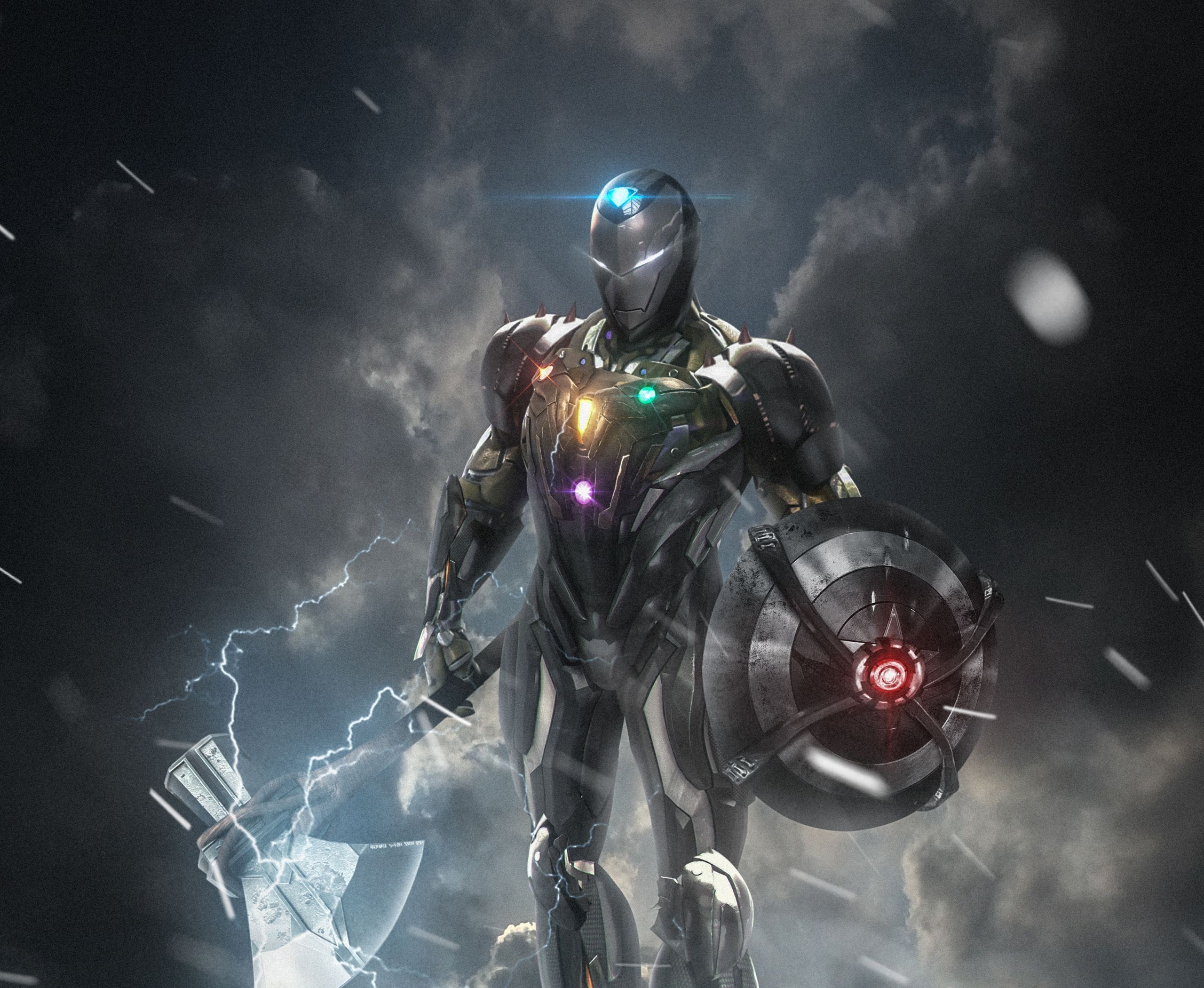 2560x2100 Iron Man Wallpaper Endgame, Desktop