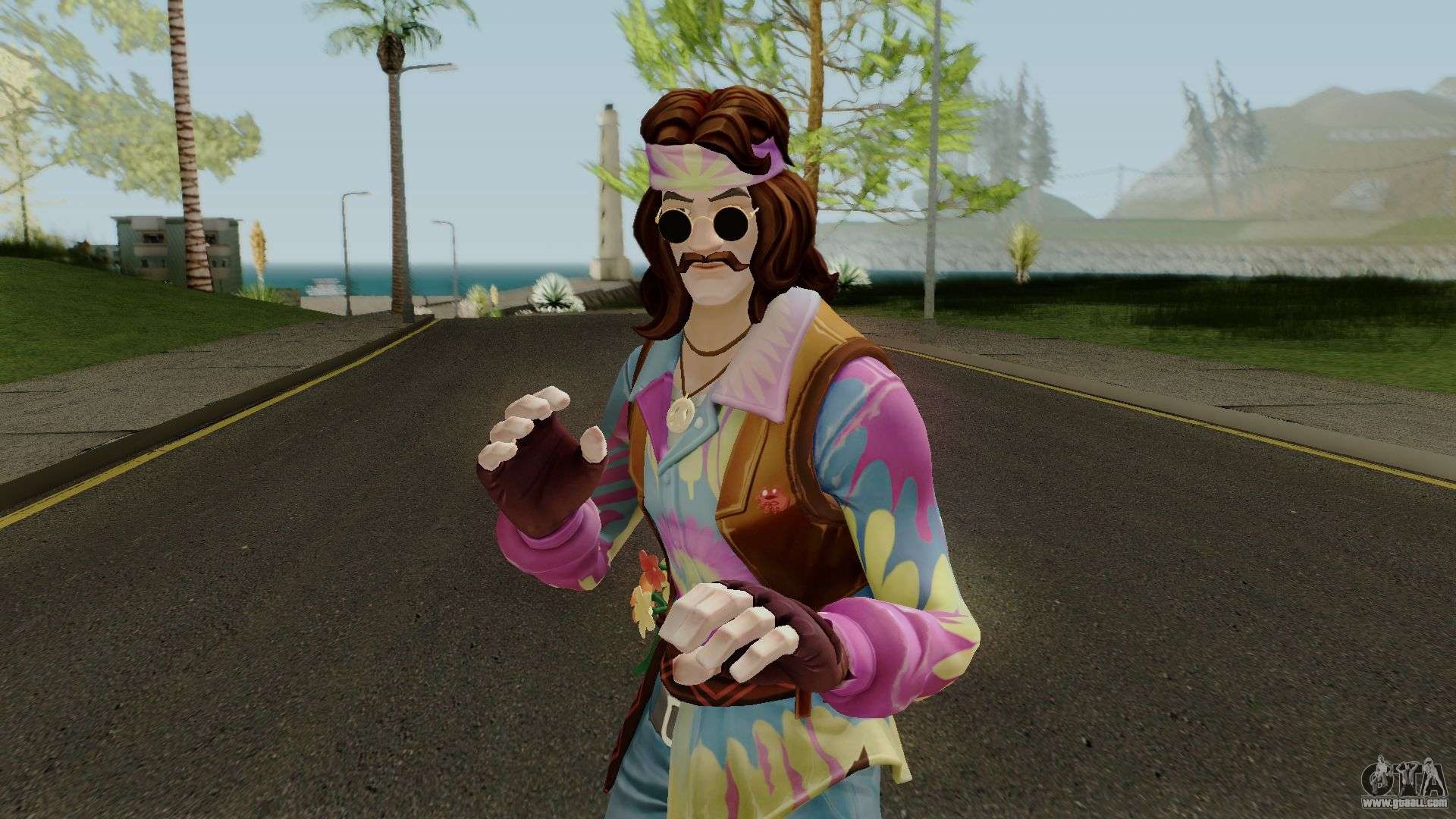 1920x1080 Fortnite Hippie Far Out Man for GTA San Andreas, Desktop