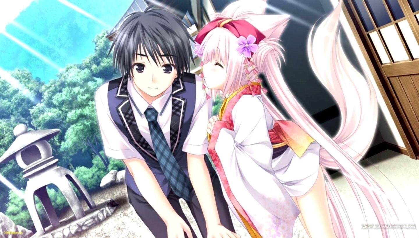 1440x820 Cute Anime Couple Wallpaper HD, Desktop