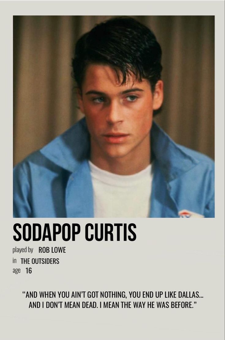 740x1110 sodapop curtis. The outsiders sodapop, The outsiders, The outsiders greasers, Phone