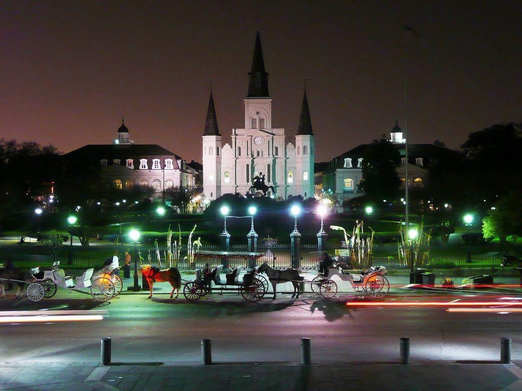 1030x770 New Orleans City At Night, Desktop