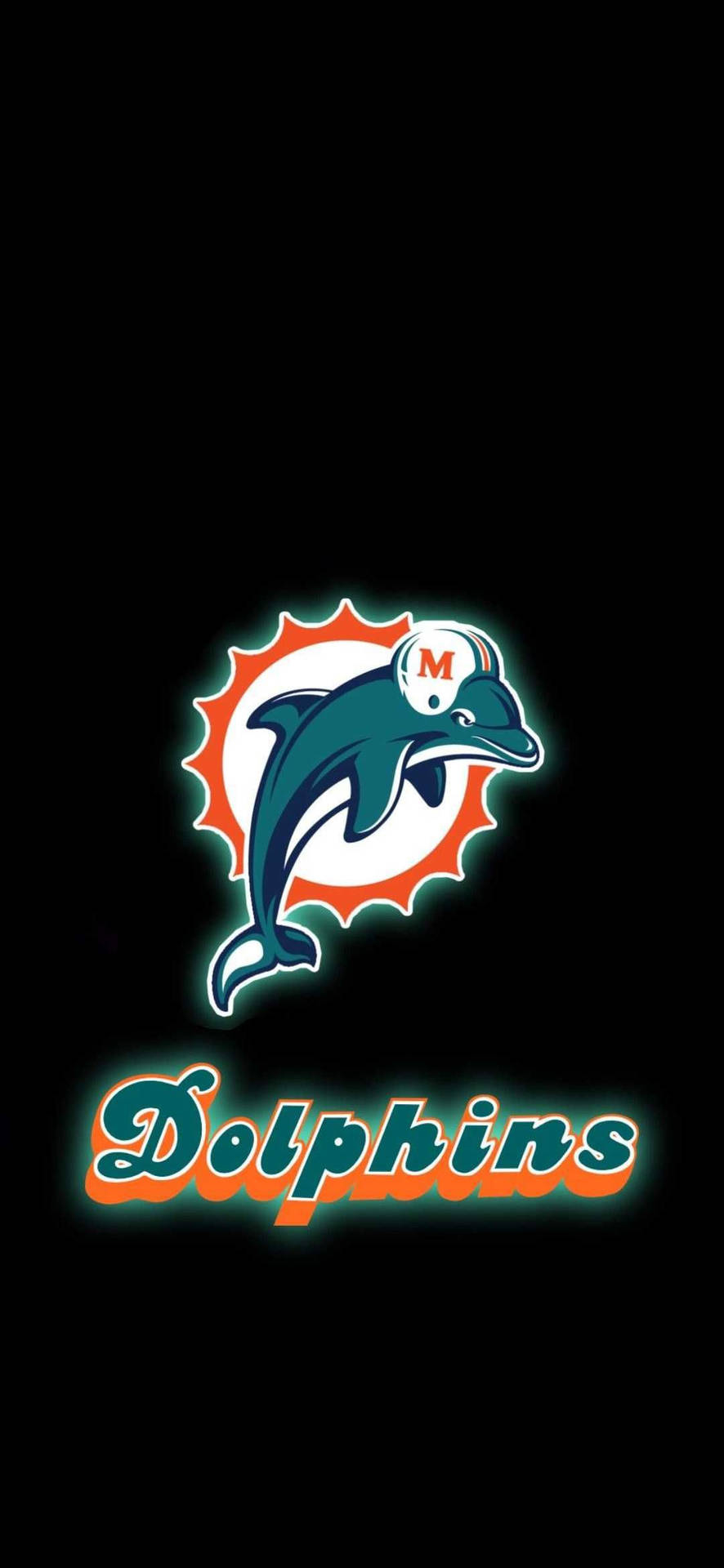 890x1920 Download Rock your fandom and show support for the Miami Dolphins with this Miami Dolphins iPhone! Wallpaper, Phone