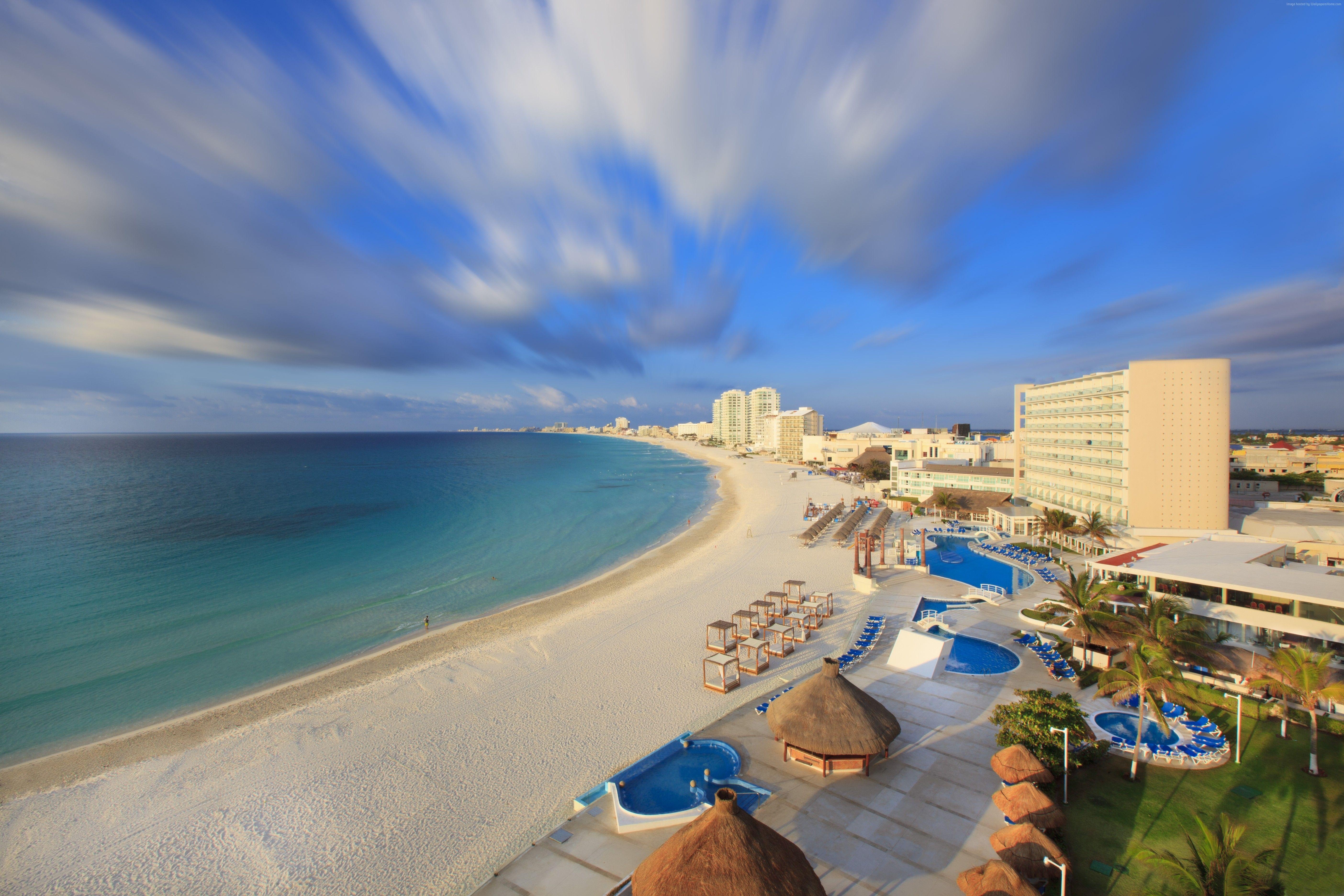 5620x3750 Wallpaper Cancun, Mexico, Best beaches of tourism, travel, Desktop