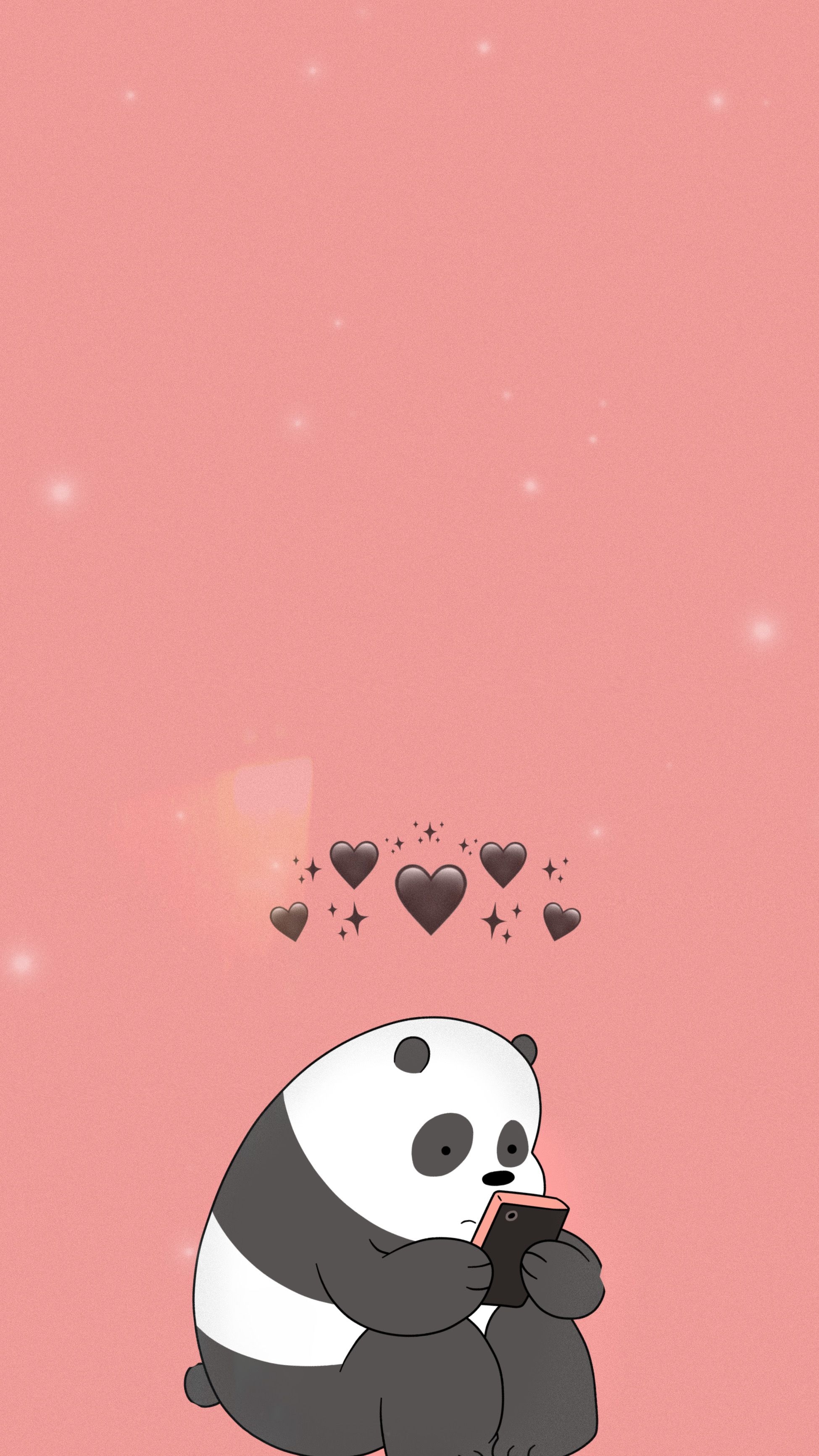 1950x3470 Aesthetic wallpaper. Bear wallpaper, Cute panda wallpaper, Panda wallpaper, Phone