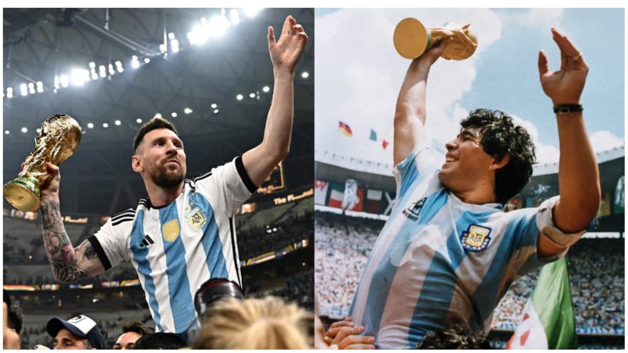 1280x730 In photo: Messi & Co lift World Cup trophy after thrilling final against France, Desktop