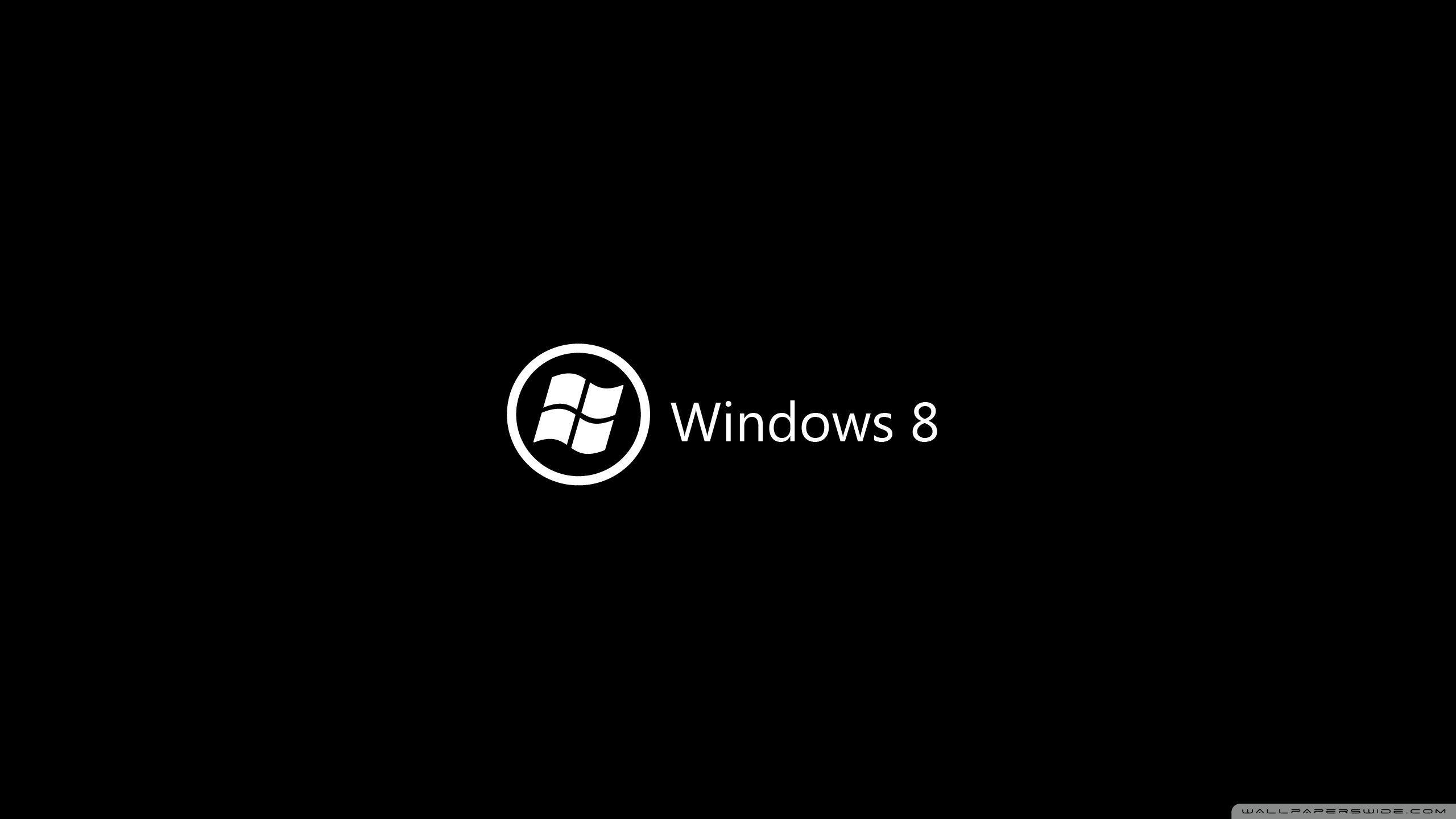 2560x1440 Windows 8 On Black ❤ 4K HD Desktop Wallpaper for 4K Ultra HD TV, Desktop