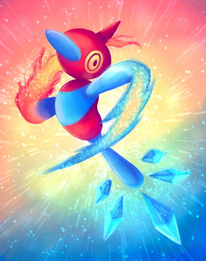 800x1010 Porygon Z Used Tri Attack, Phone