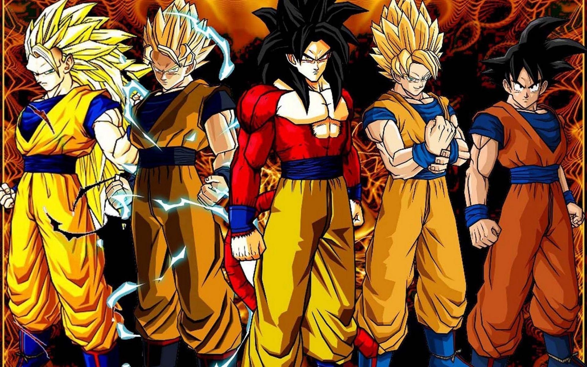 1920x1200 Dragon Ball Z Son Goku All Super Saiyan Form Wallpaper. Anime, Desktop