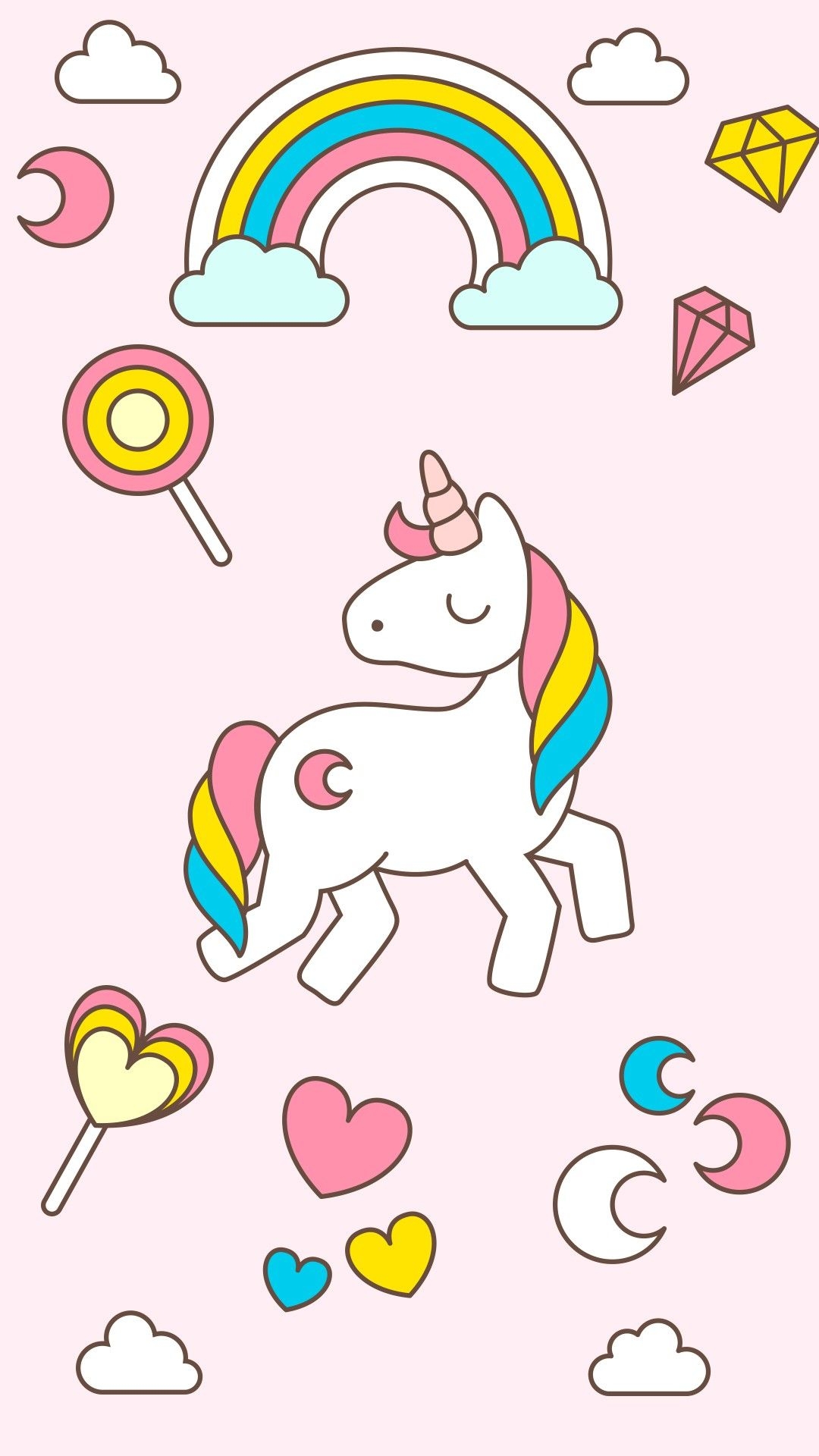 1080x1920 Cute Unicorn Phone Wallpaper Phone Wallpaper HD, Phone