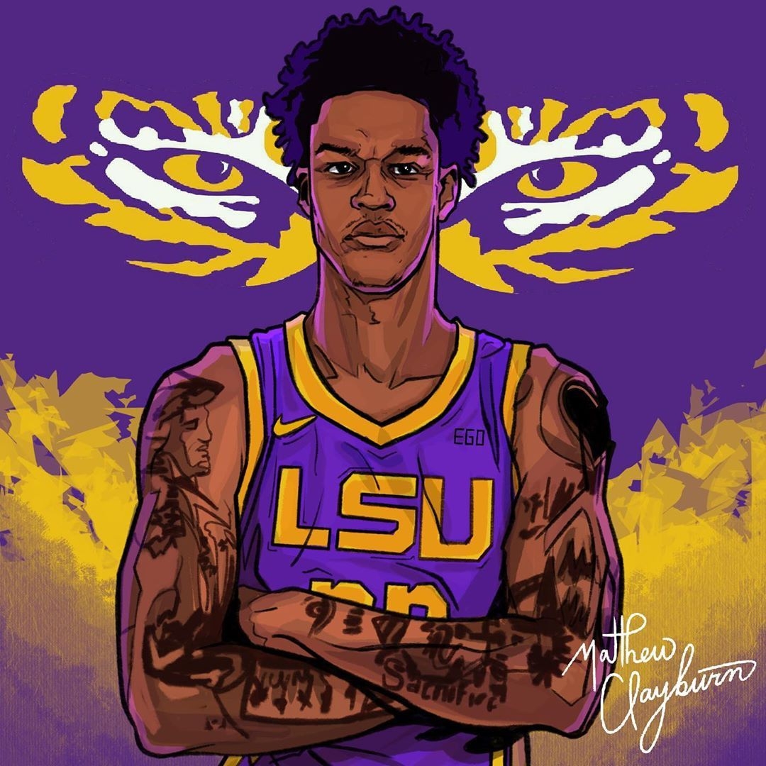 1080x1080 Matt Clayburn on Instagram: “My GUY is headed to LSU!!! appreciate you letting me be a part of the proce. Lsu, Nfl football art, Lsu tigers football, Phone