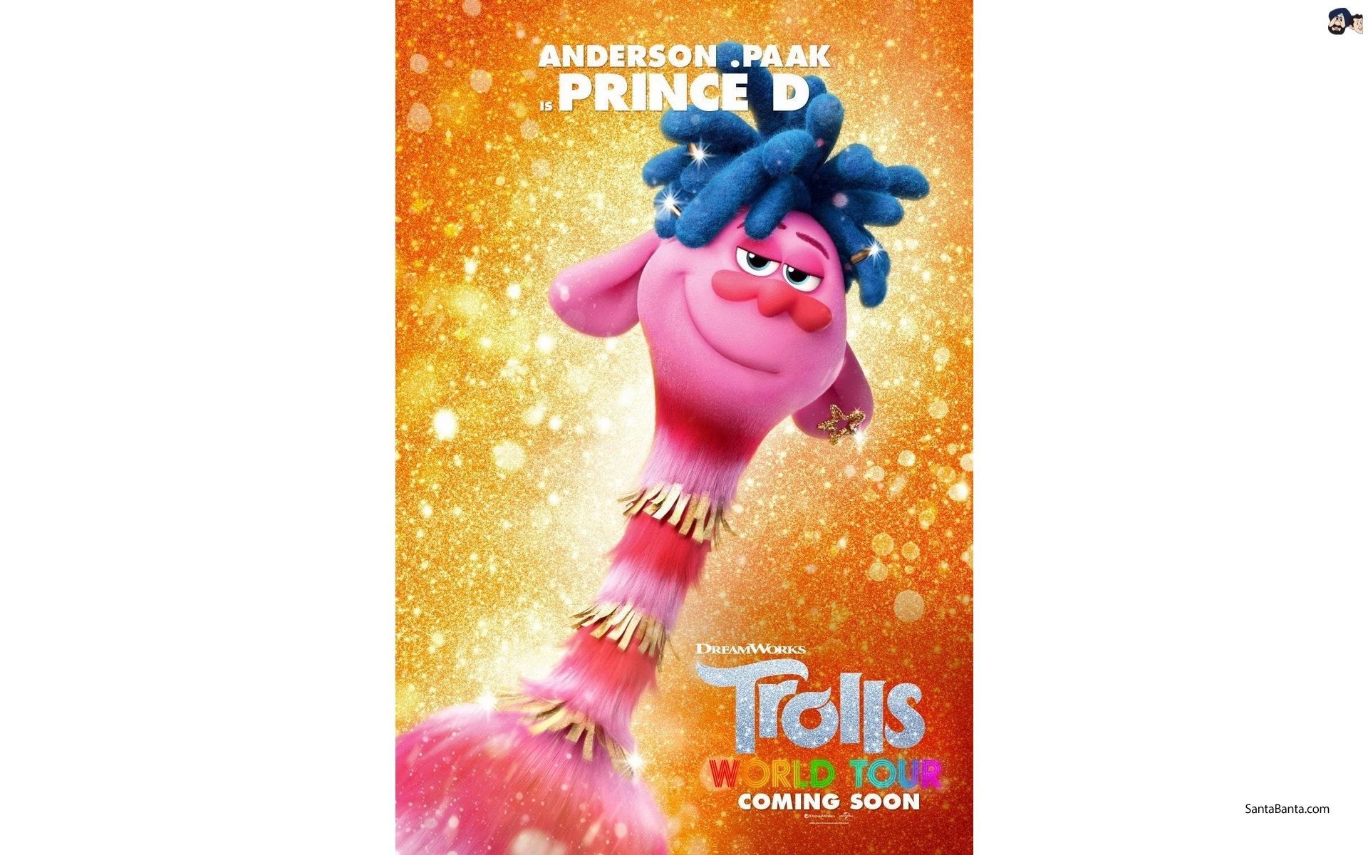 1920x1200 Anderson Paak As `Prince D` In Animated Comedy Film `Trolls World, Desktop