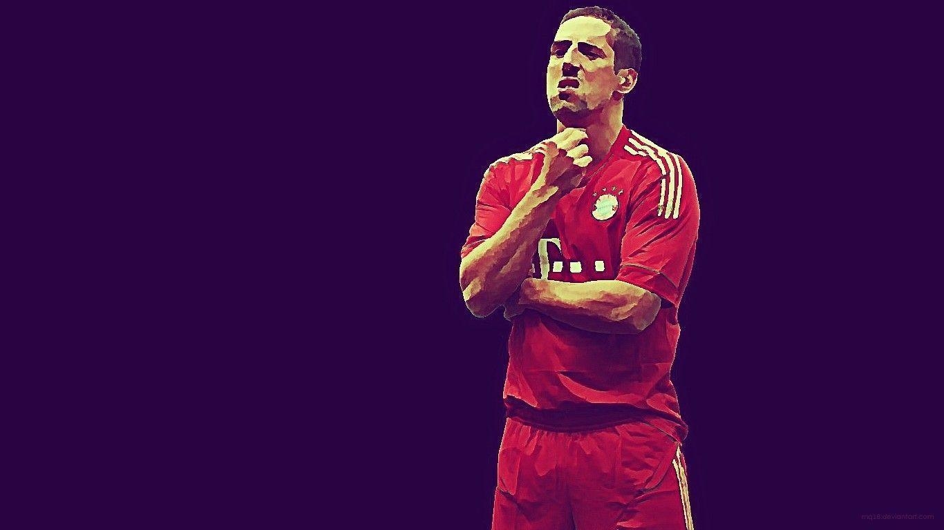 1370x770 Professional stars football teams franck ribery player wallpaper, Desktop