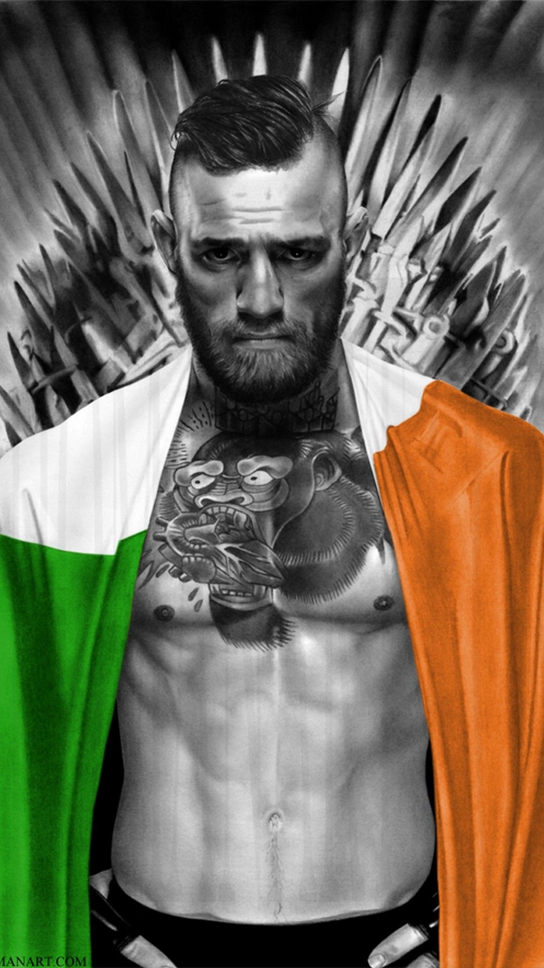 1080x1920 HD Conor McGregor Wallpaper iPhone 3D iPhone Wallpaper, Phone