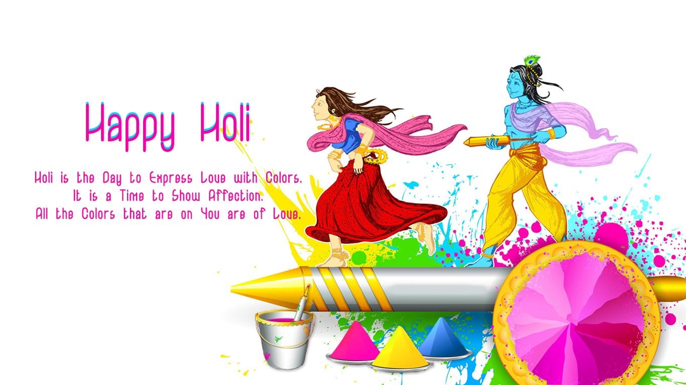 1370x770 Happy Holi HD Wallpaper 3, Desktop