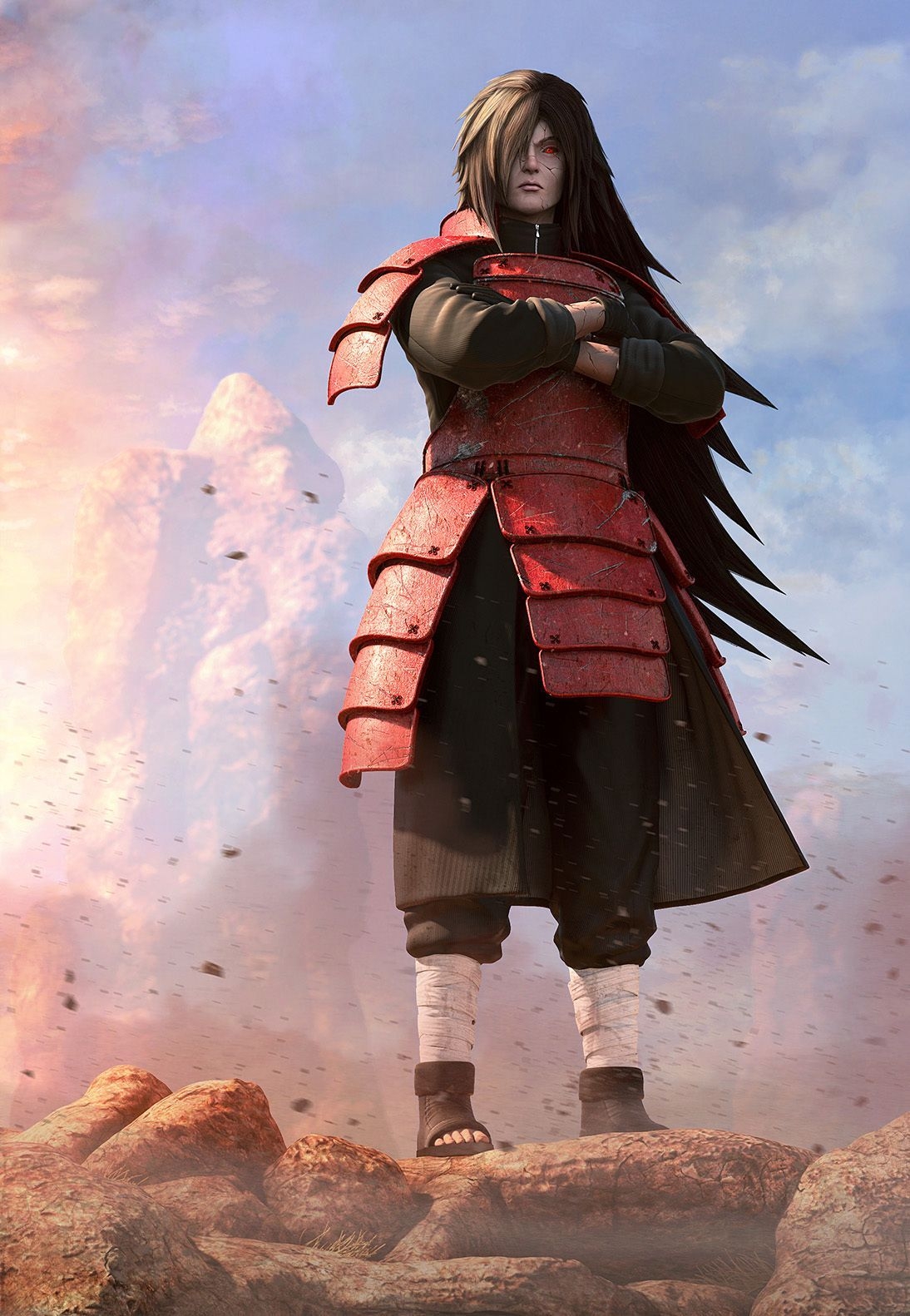 1100x1590 Uchiha Madara by KreothD. CGSociety. Madara, Phone