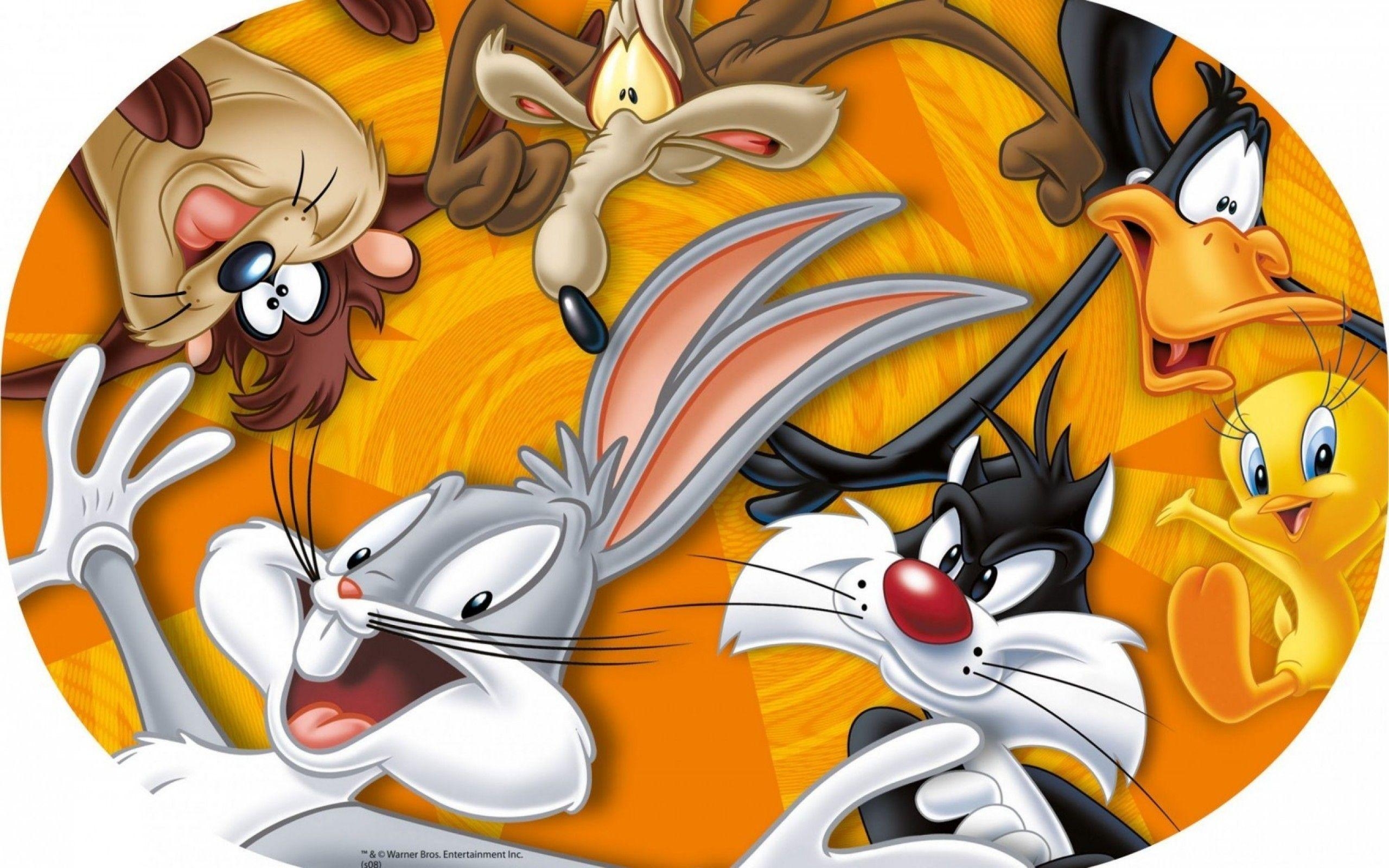 2560x1600 Looney Tunes Cartoon Bugs Bunny Cat Sylvester Coyote Daffy Duck, Desktop