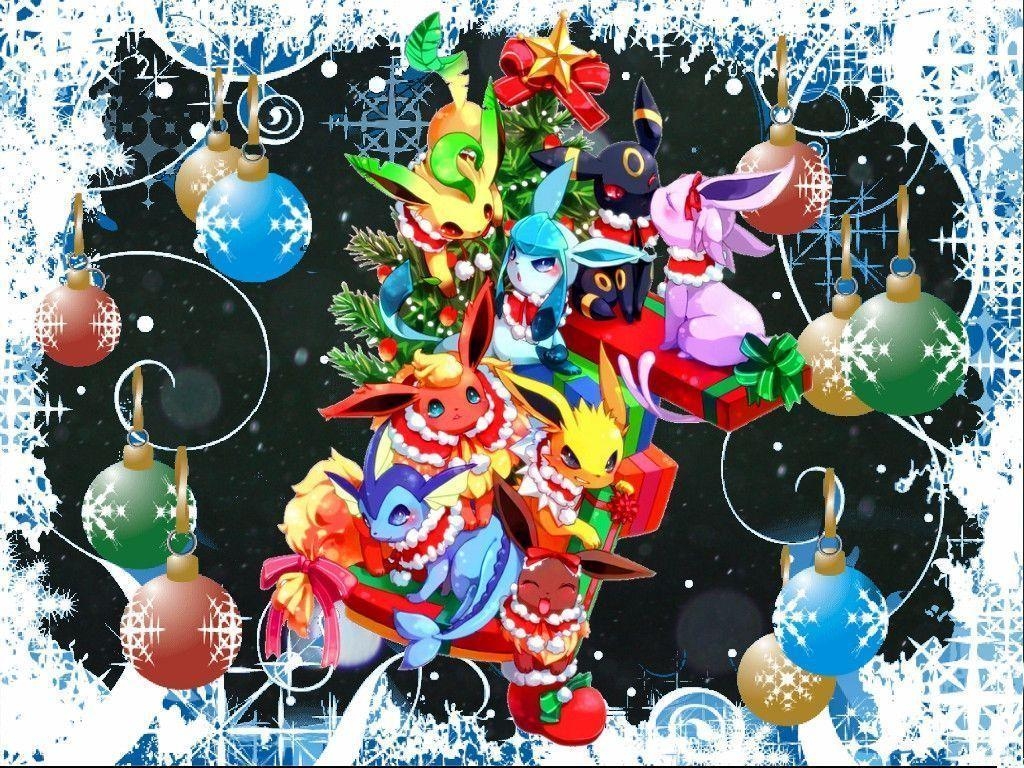 1030x770 Pokemon Eevee Christmas Wallpaper, Desktop