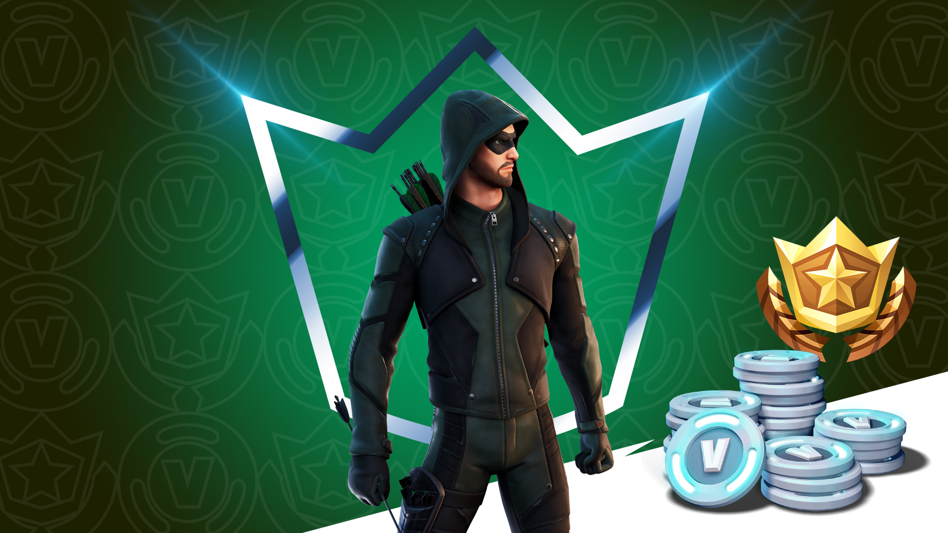 1920x1080 Green Arrow Fortnite wallpaper, Desktop