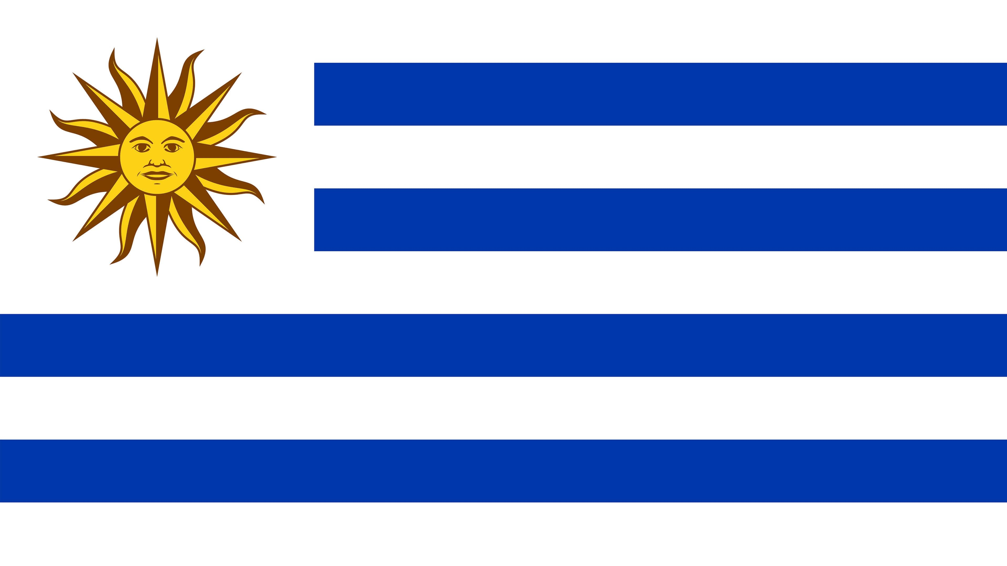 3840x2160 Uruguay Flag UHD 4K Wallpaper, Desktop