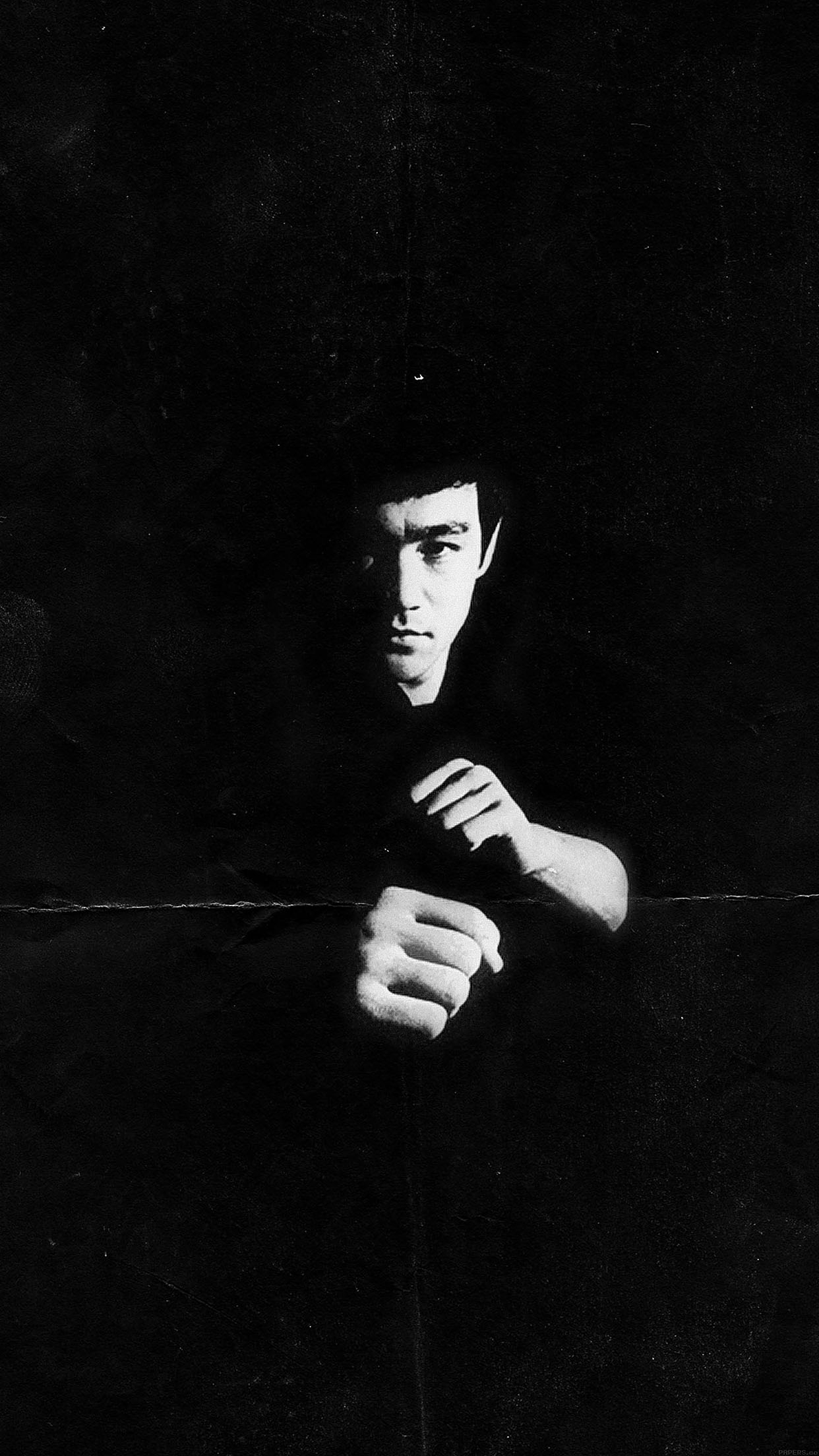 1250x2210 Bruce Lee Film Face, Phone