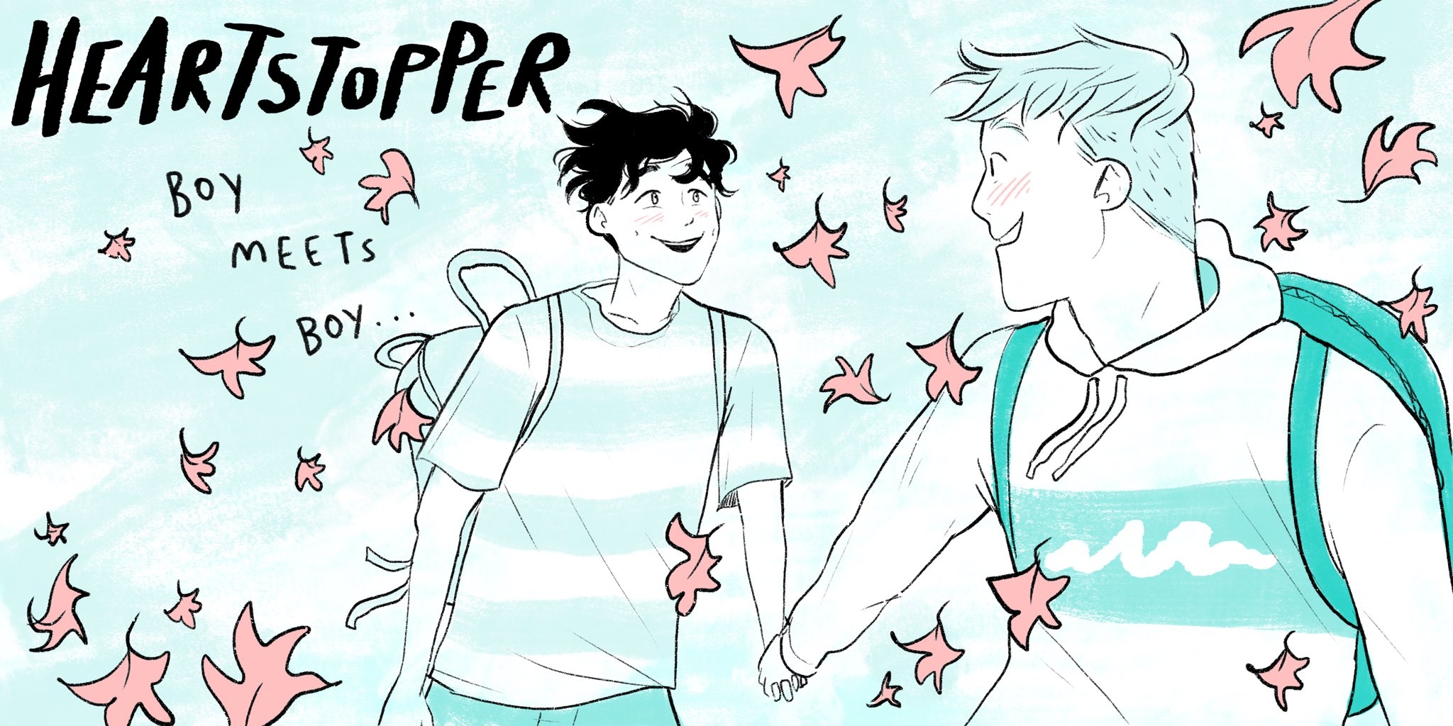 2050x1030 Alice Oseman Updates no Twitter: I think HEARTSTOPPER is a spotlighted comic on the front page of the app today!! Thanks to Tapas for the feature! If you head on over, Desktop