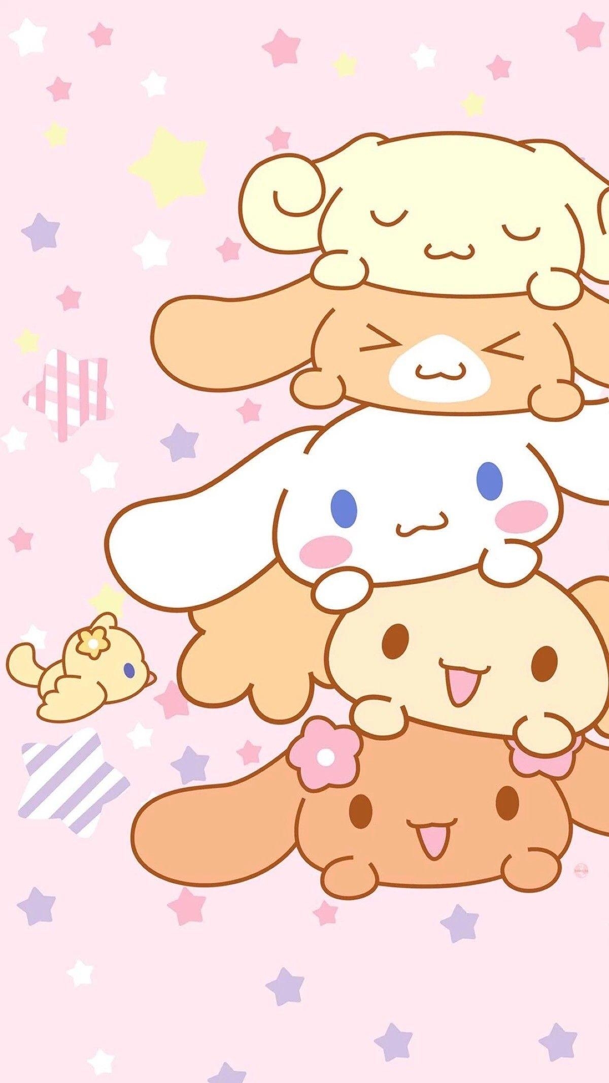 1200x2140 Sanrio Pom Pom Purin and Macaron Wallpaper, Phone