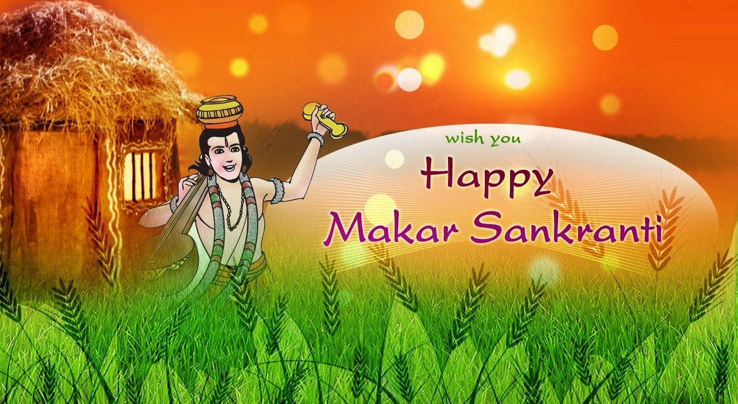 1440x790 Makar Sankranti 2018 Animated Image GIF Photo Profile Pics DP HD, Desktop