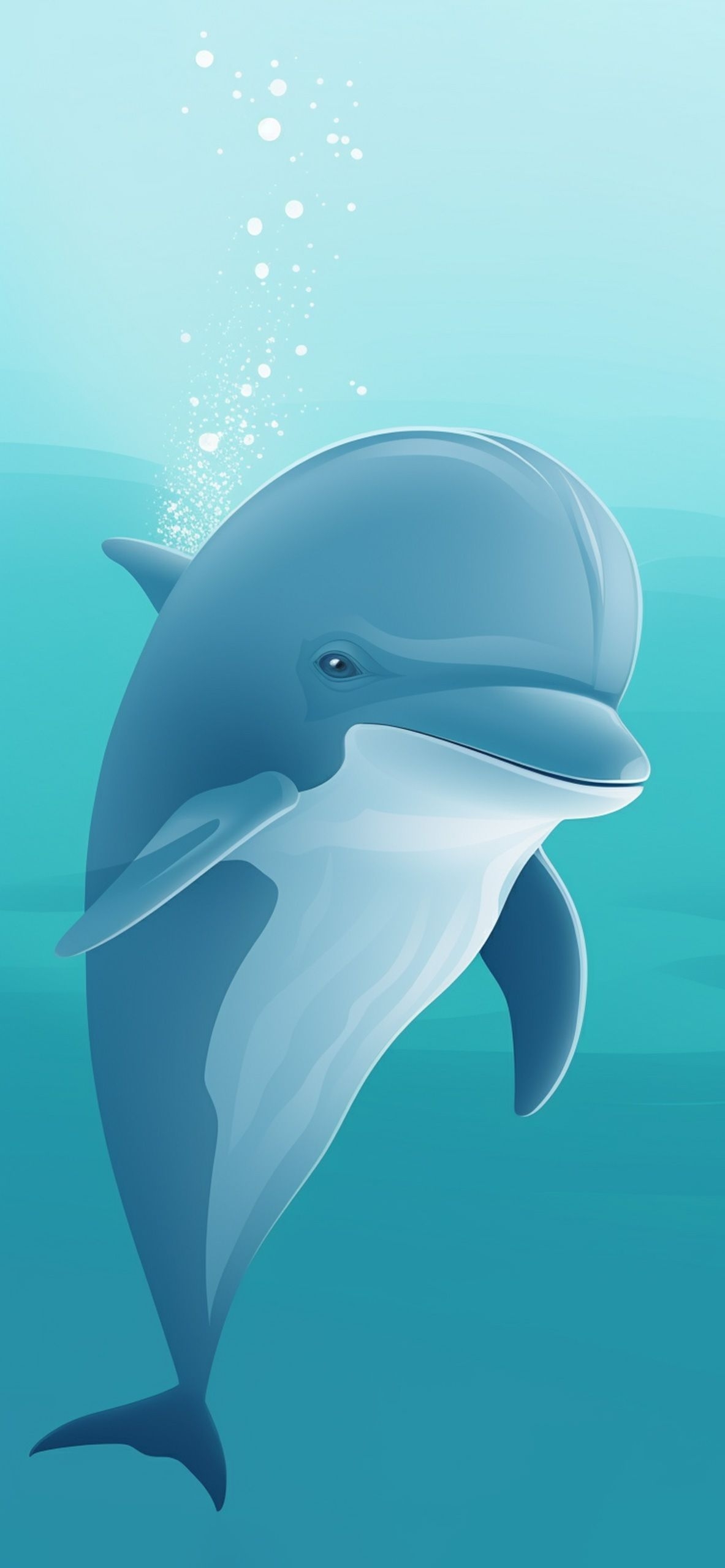 1190x2560 Cool Dolphin Wallpaper for iPhone 4k, Phone