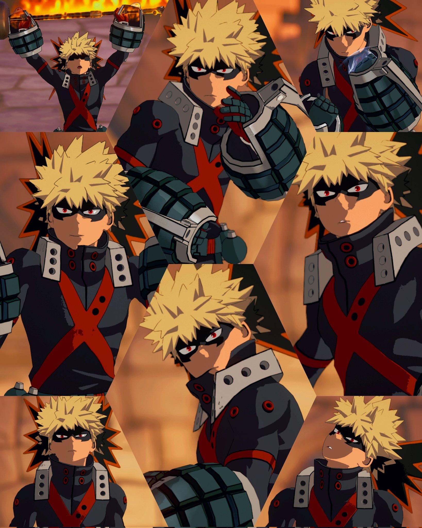 1640x2050 Katsuki Bakugo Fortnite wallpaper, Phone