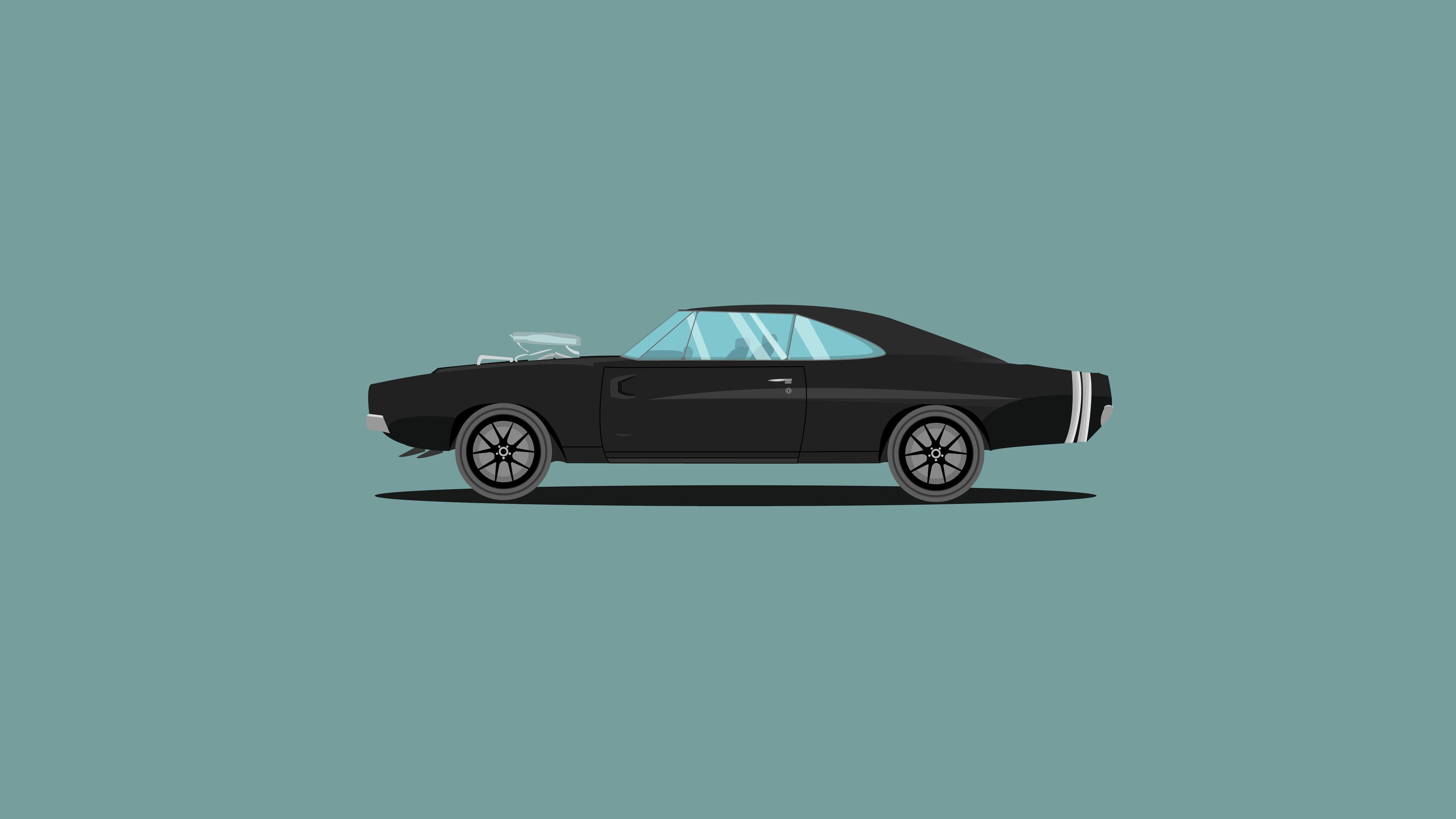 3840x2160 Wallpaper 4k 1970 Dodge Charger Fast And Furious Edition Illustration 4k Wallpaper, 5k Wallpaper, Artwork Wallpaper, Cars Wallpaper, Dodge Charger Wallpaper, Hd Wallpaper, Desktop