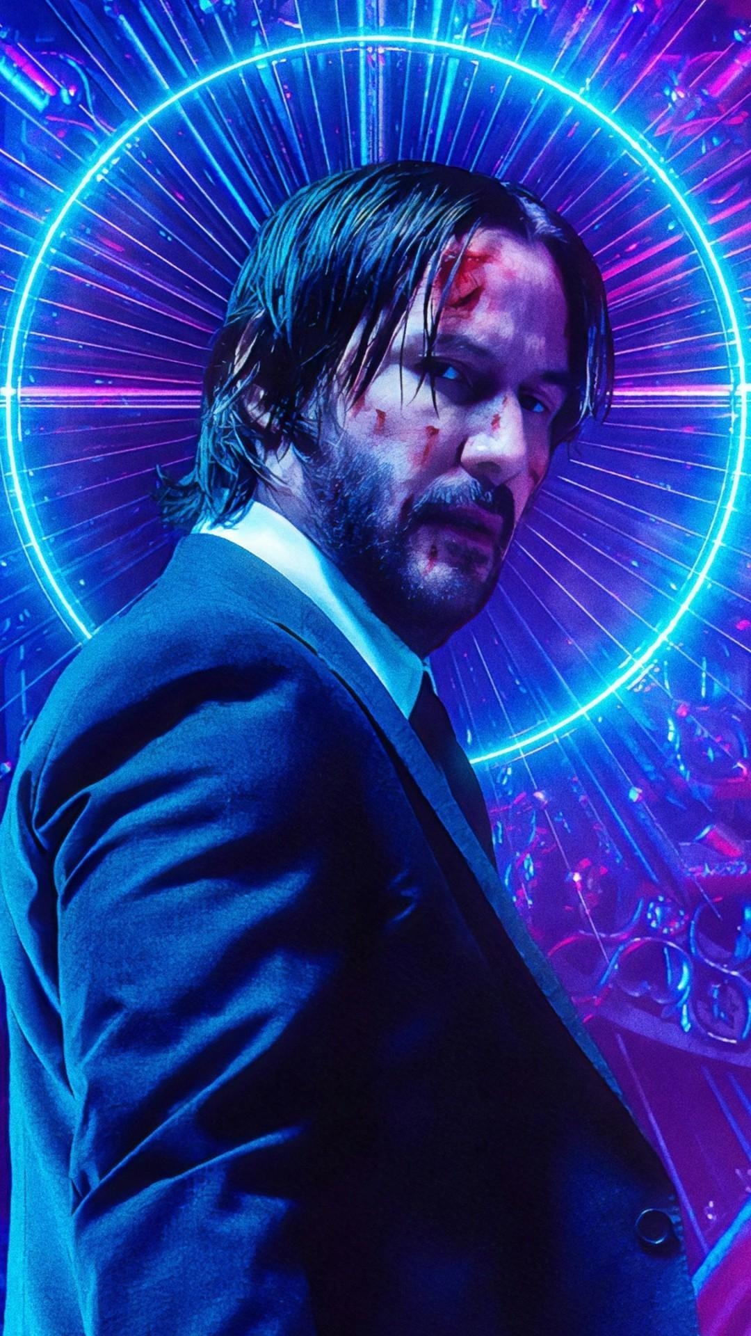 1080x1920 Download  John Wick: Chapter 3, Keanu Reeves, Phone