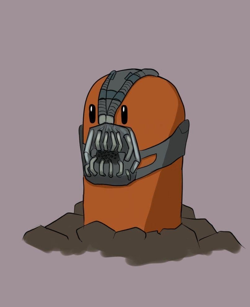 810x1000 Diglett with Bane mask, Phone