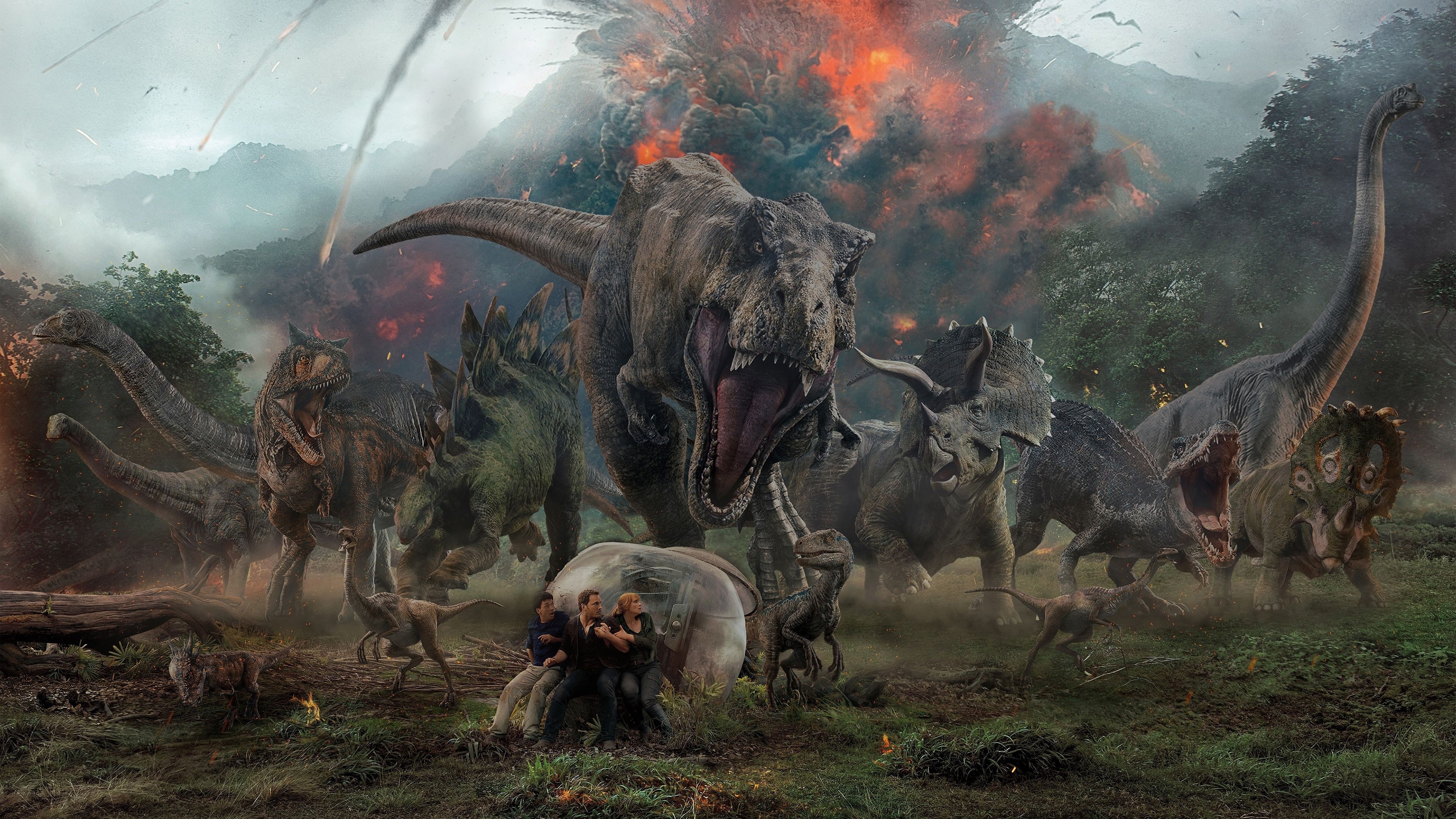 3840x2160 Jurassic World Fallen Kingdom Wallpaper & Background Download, Desktop